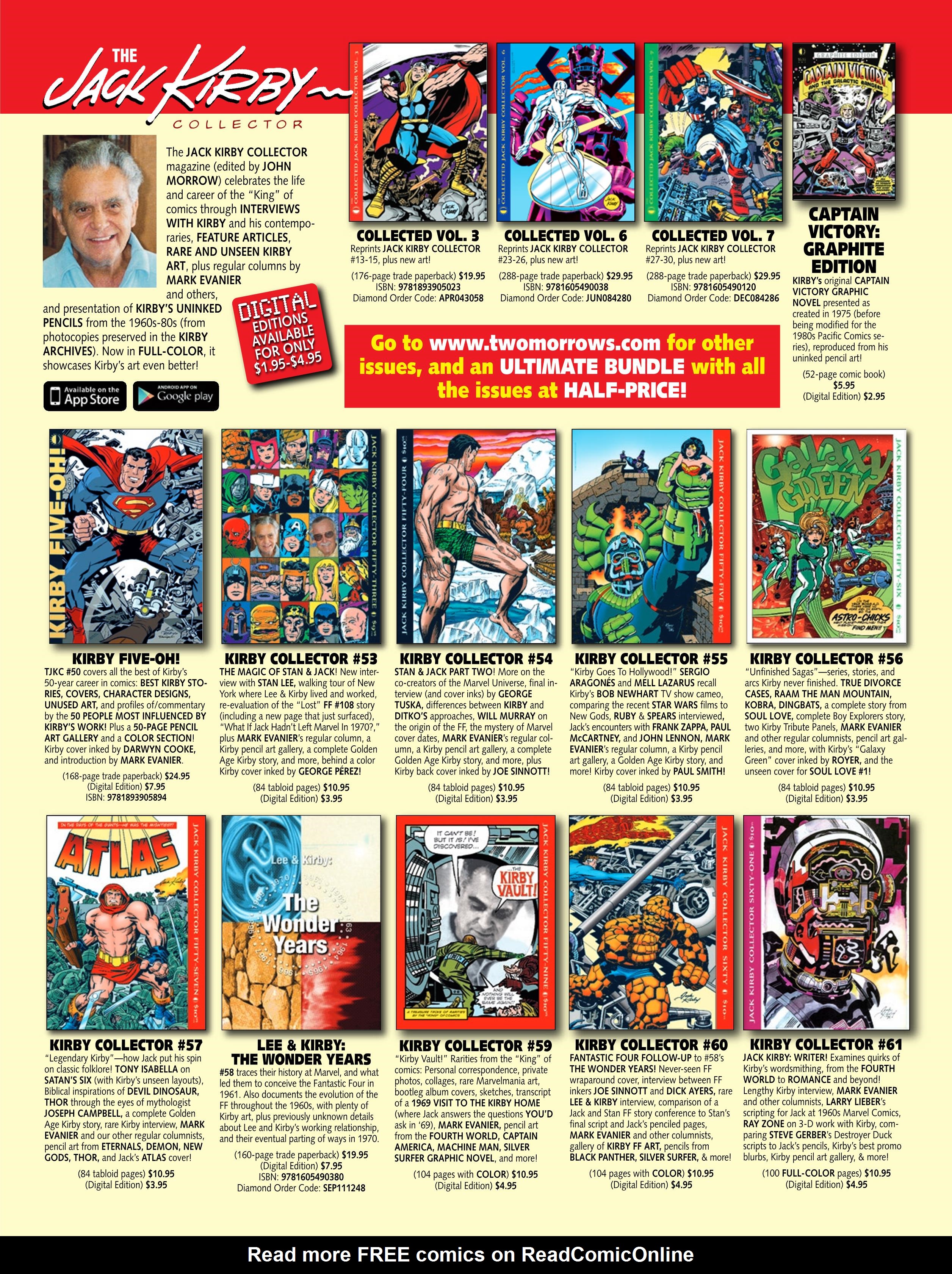 Read online The Jack Kirby Collector comic -  Issue #72 - 92