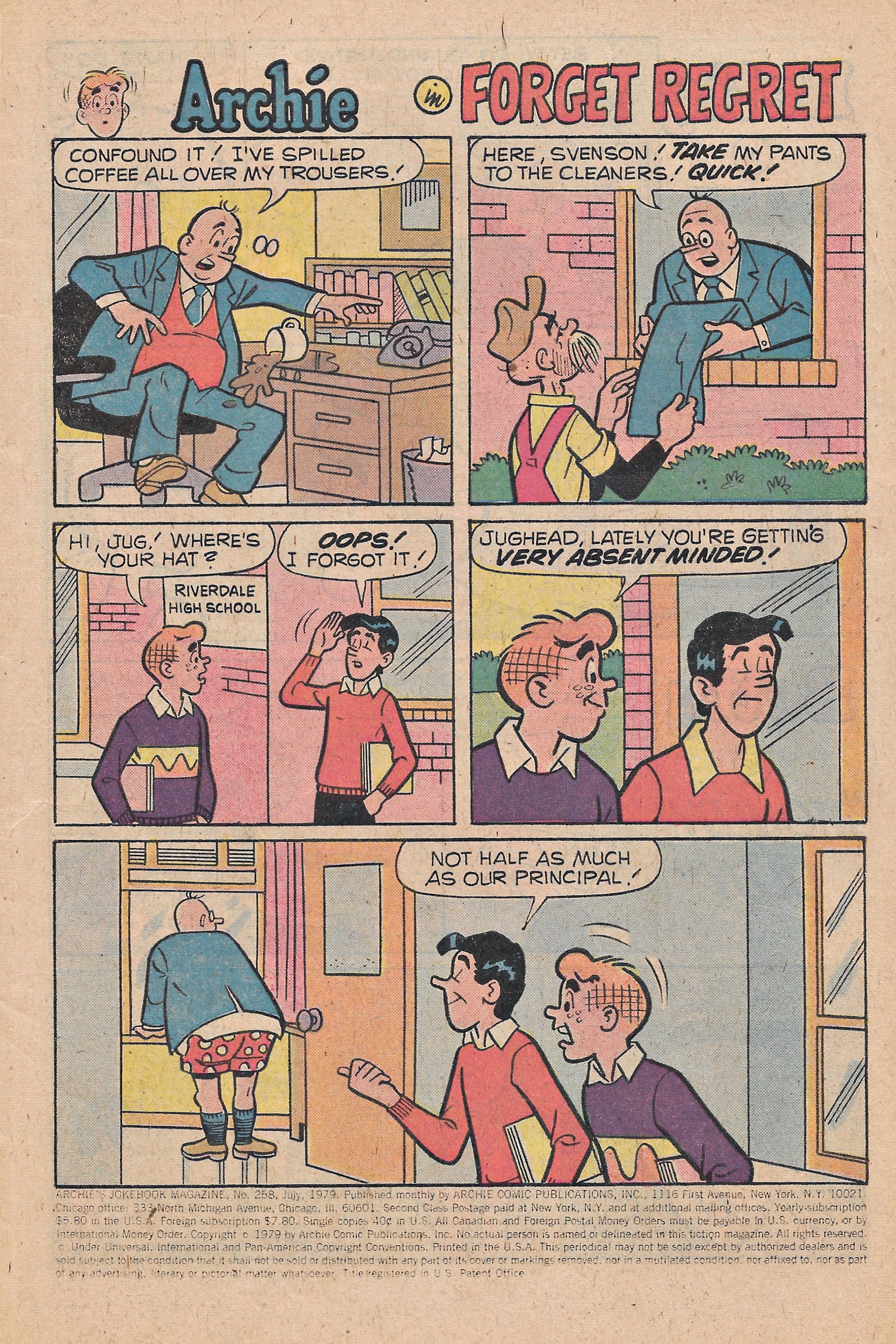 Read online Archie's Joke Book Magazine comic -  Issue #258 - 3