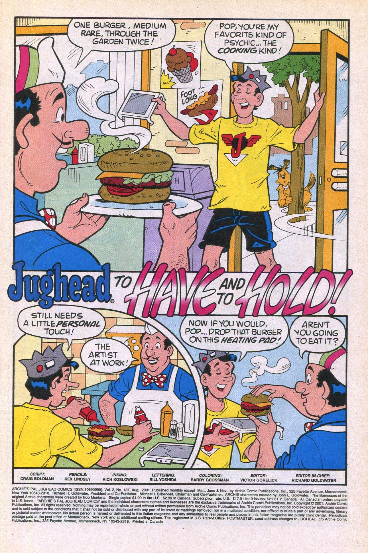Read online Archie's Pal Jughead Comics comic -  Issue #137 - 3