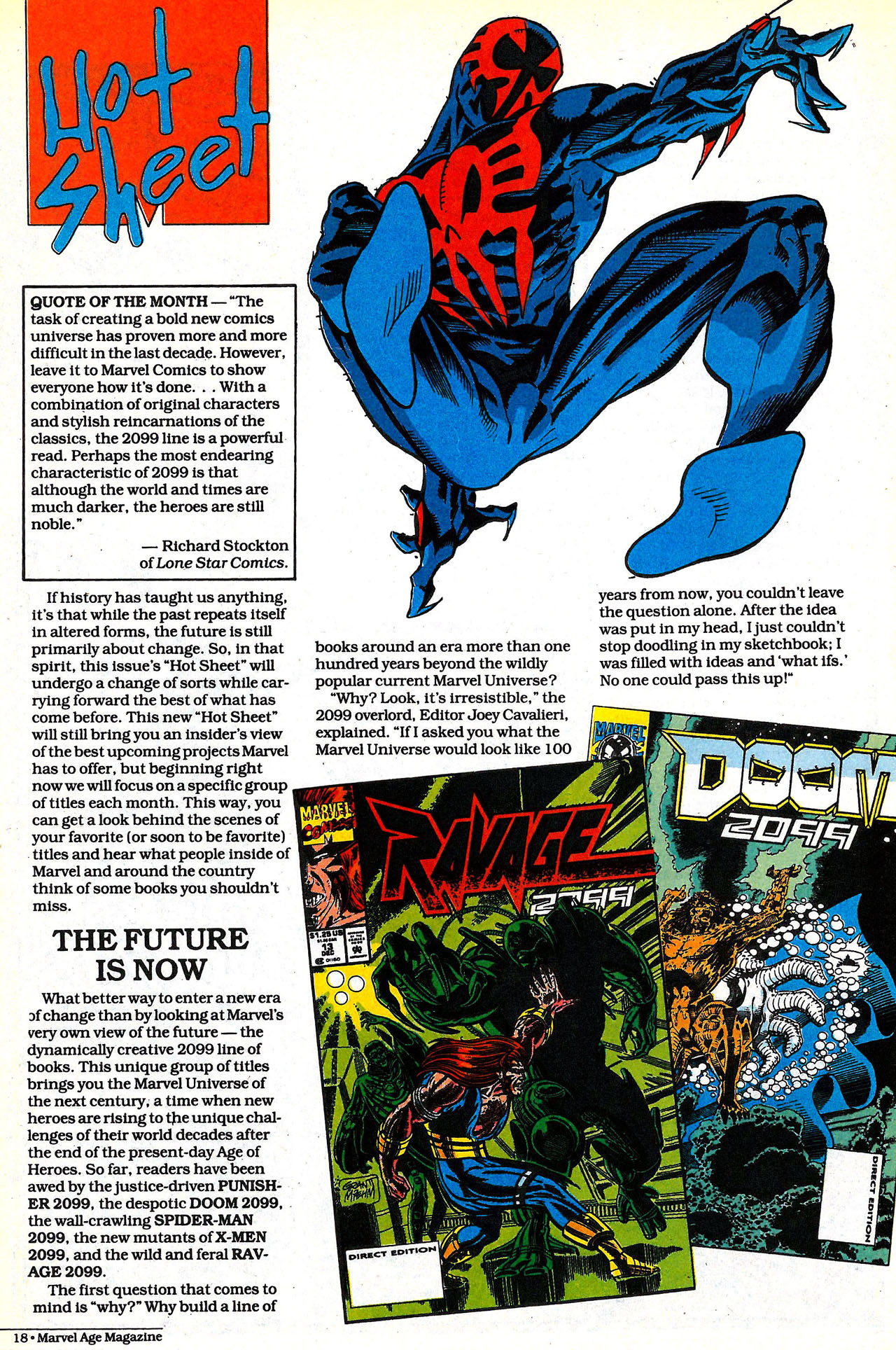 Read online Marvel Age comic -  Issue #130 - 20