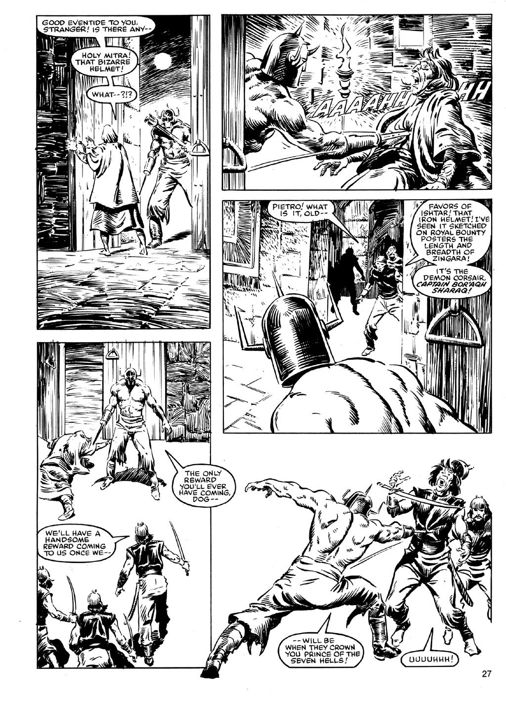 Read online The Savage Sword Of Conan comic -  Issue #92 - 26