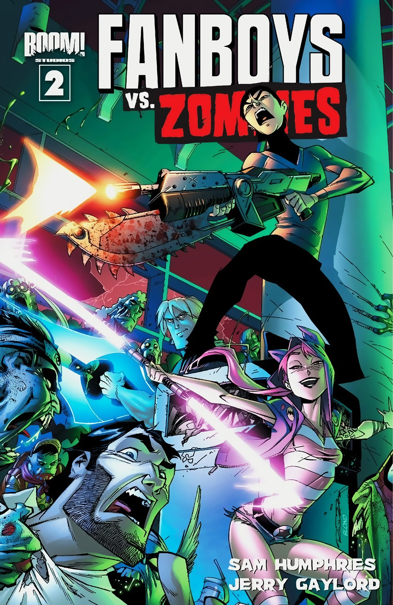 Read online Fanboys vs. Zombies comic -  Issue #2 - 2