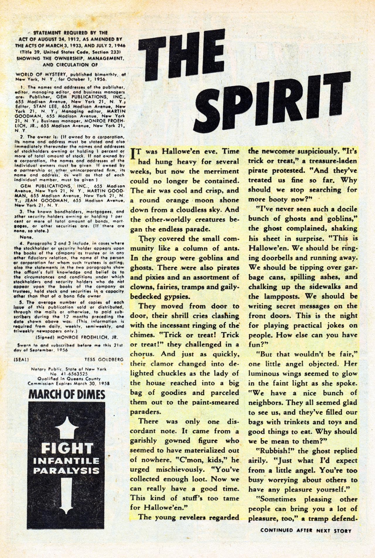 Read online World of Mystery comic -  Issue #7 - 22