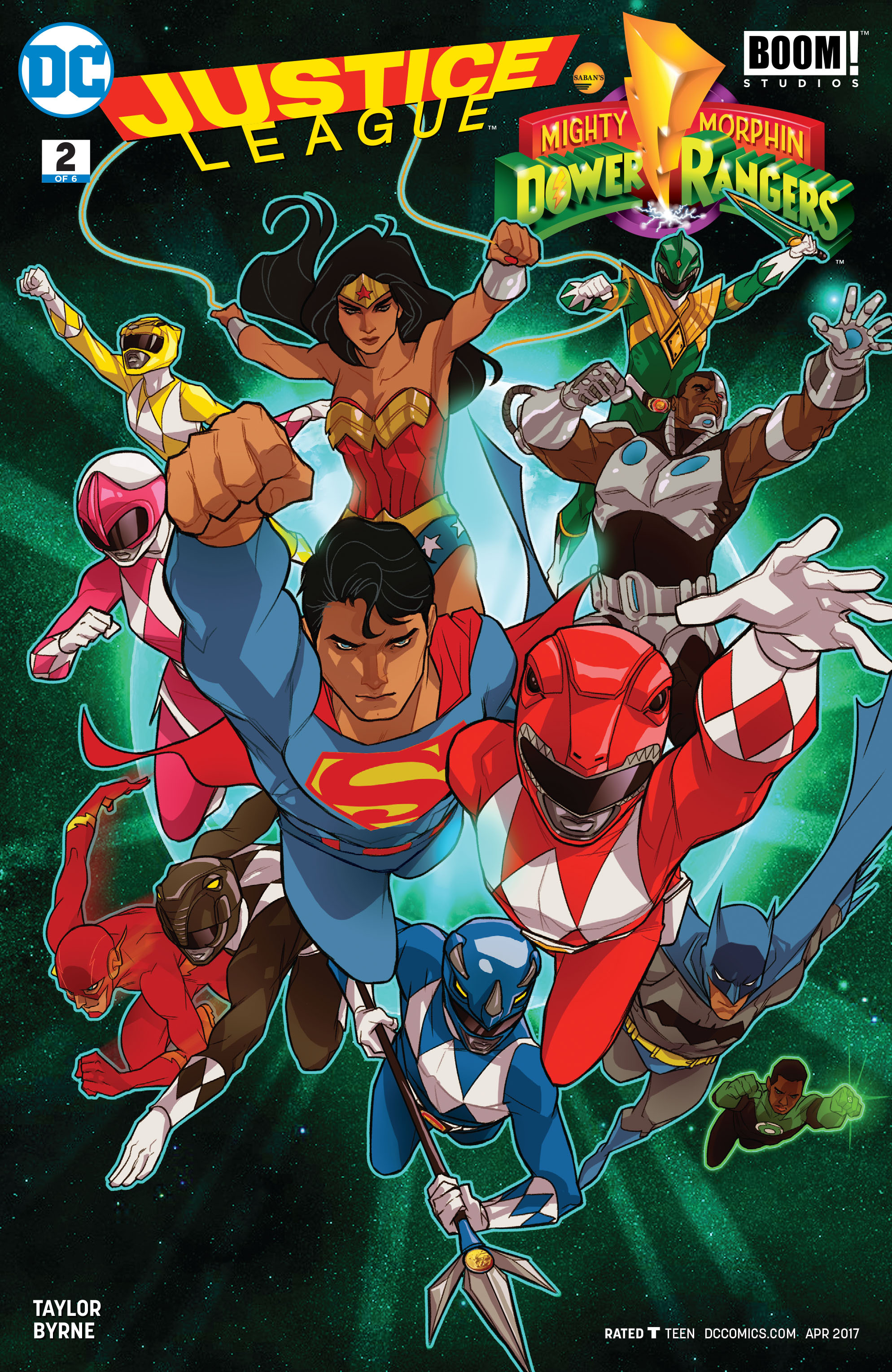 Read online Justice League/Mighty Morphin' Power Rangers comic -  Issue #2 - 1