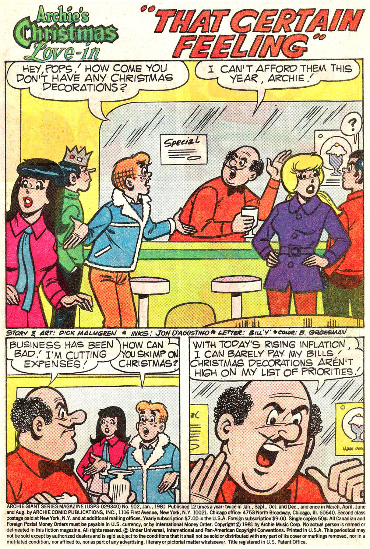 Read online Archie Giant Series Magazine comic -  Issue #502 - 3