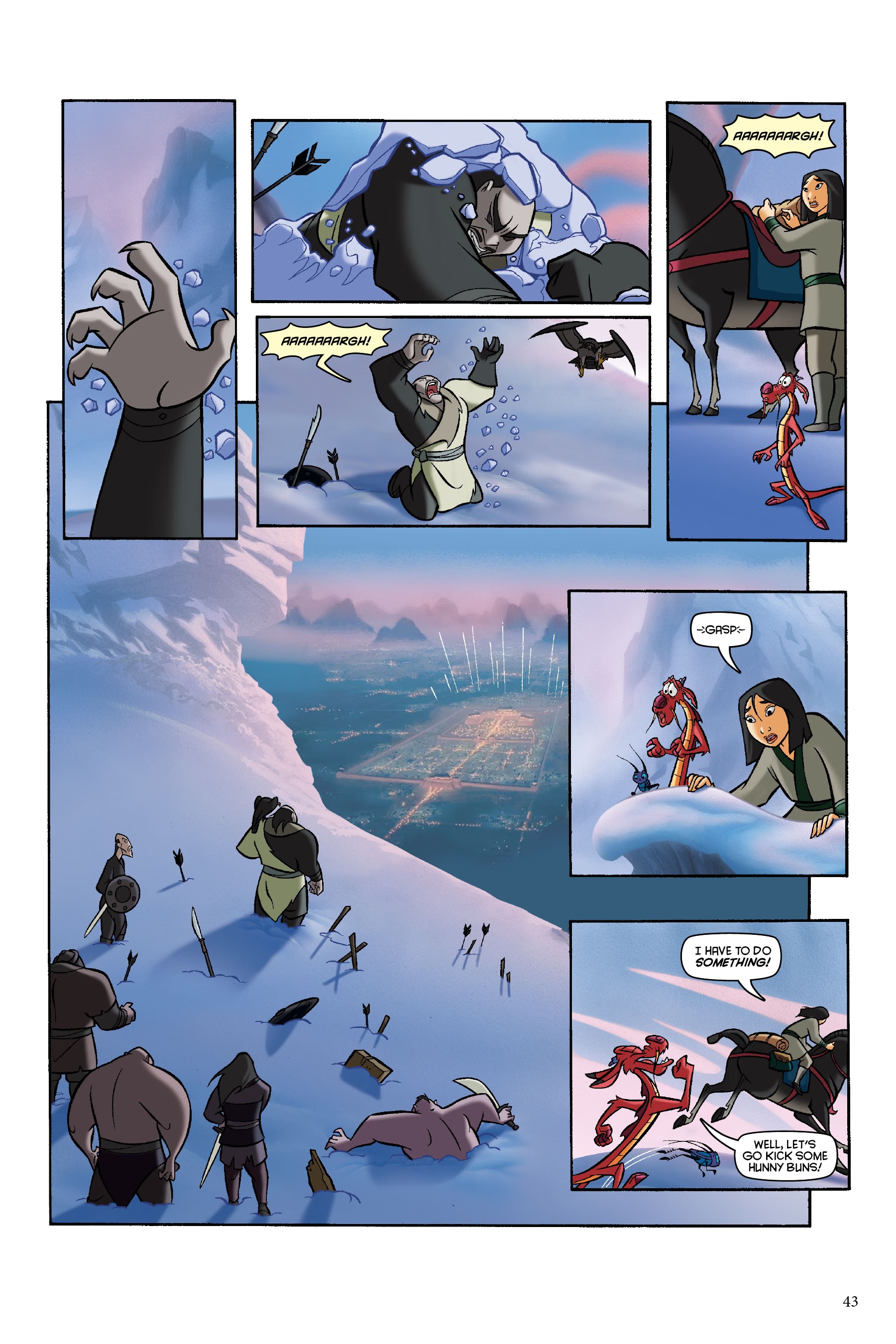 Read online Disney Mulan: The Story of the Movie in Comics comic -  Issue # TPB - 43