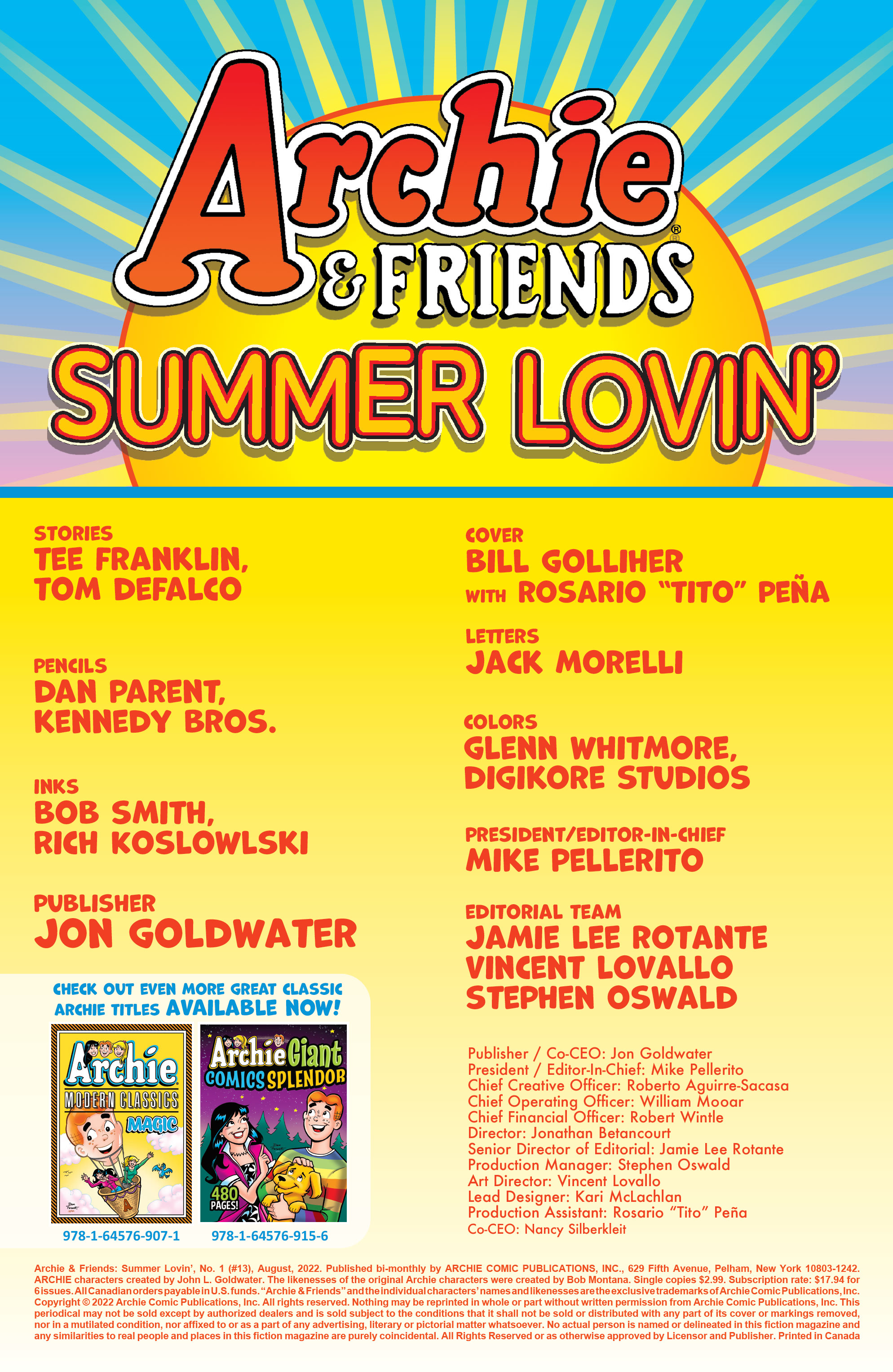 Read online Archie & Friends (2019) comic -  Issue # Summer Lovin' - 2