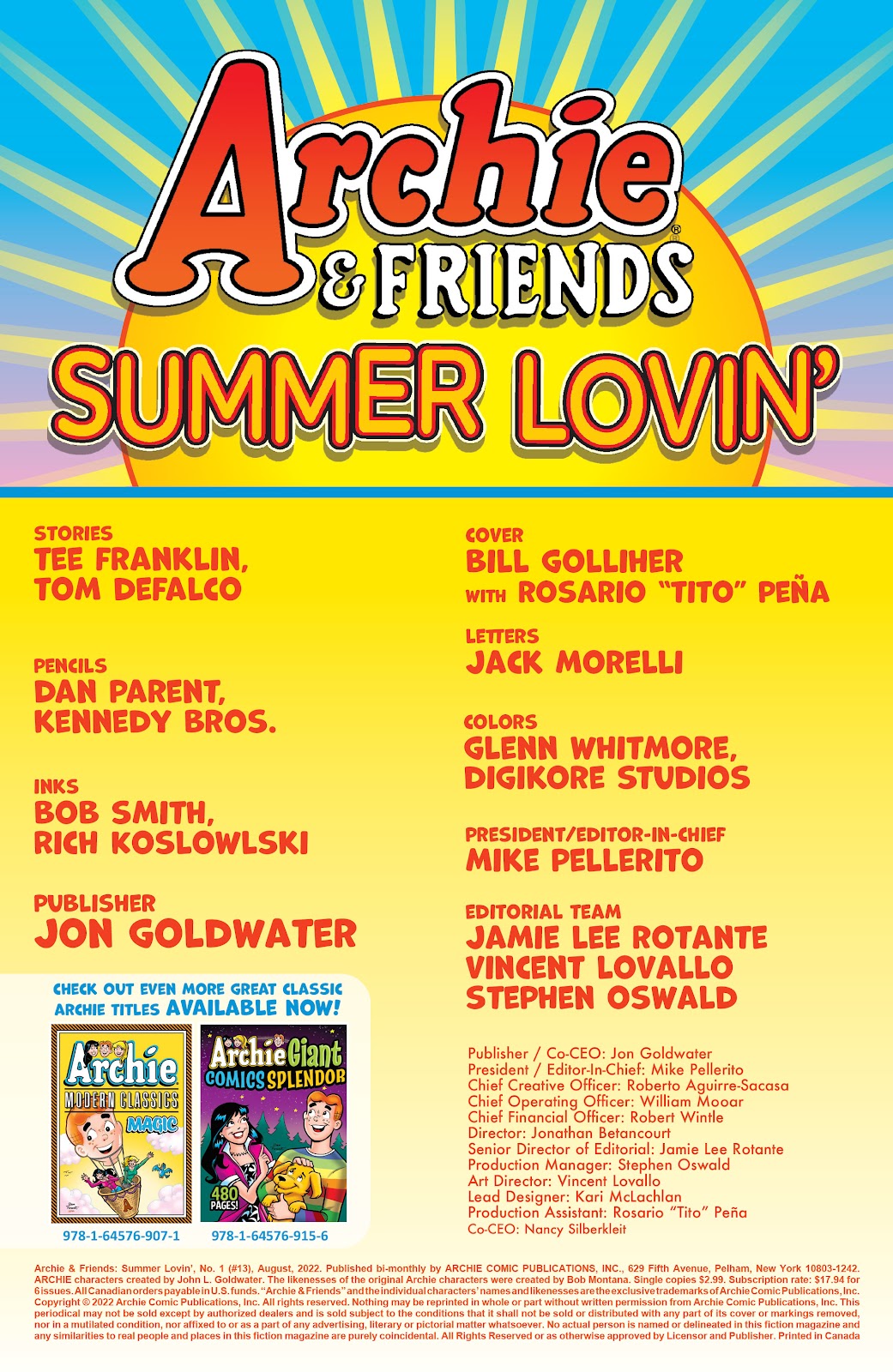 Archie & Friends issue Summer Lovin' - Page 2