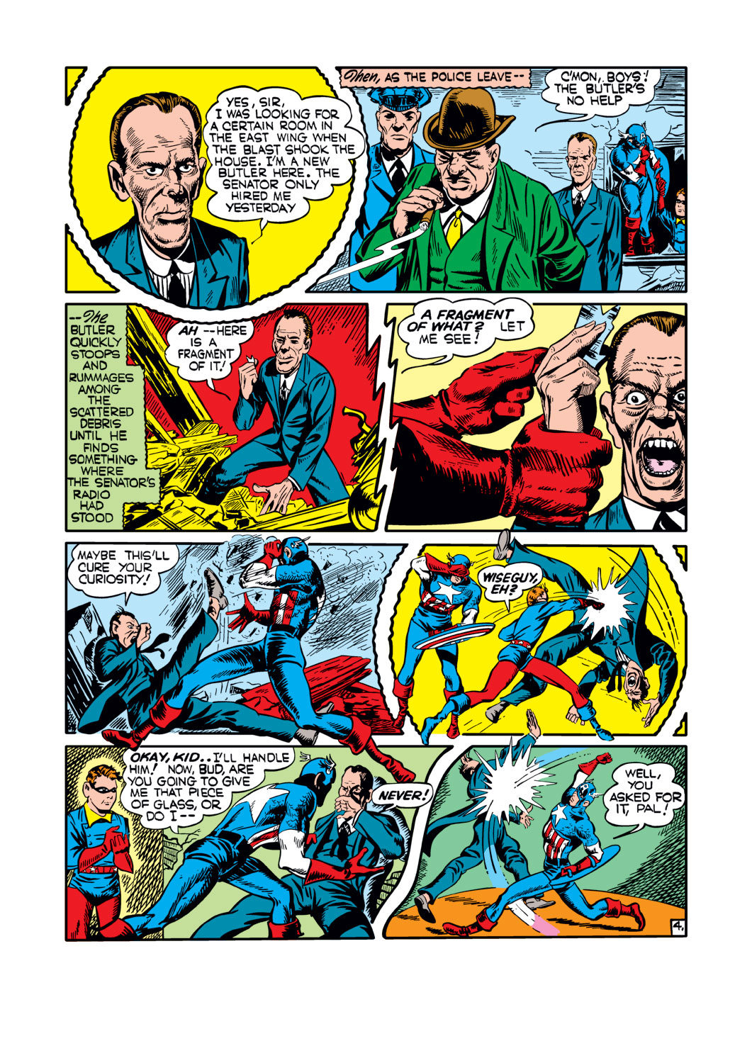 Read online Captain America Comics comic -  Issue #7 - 37