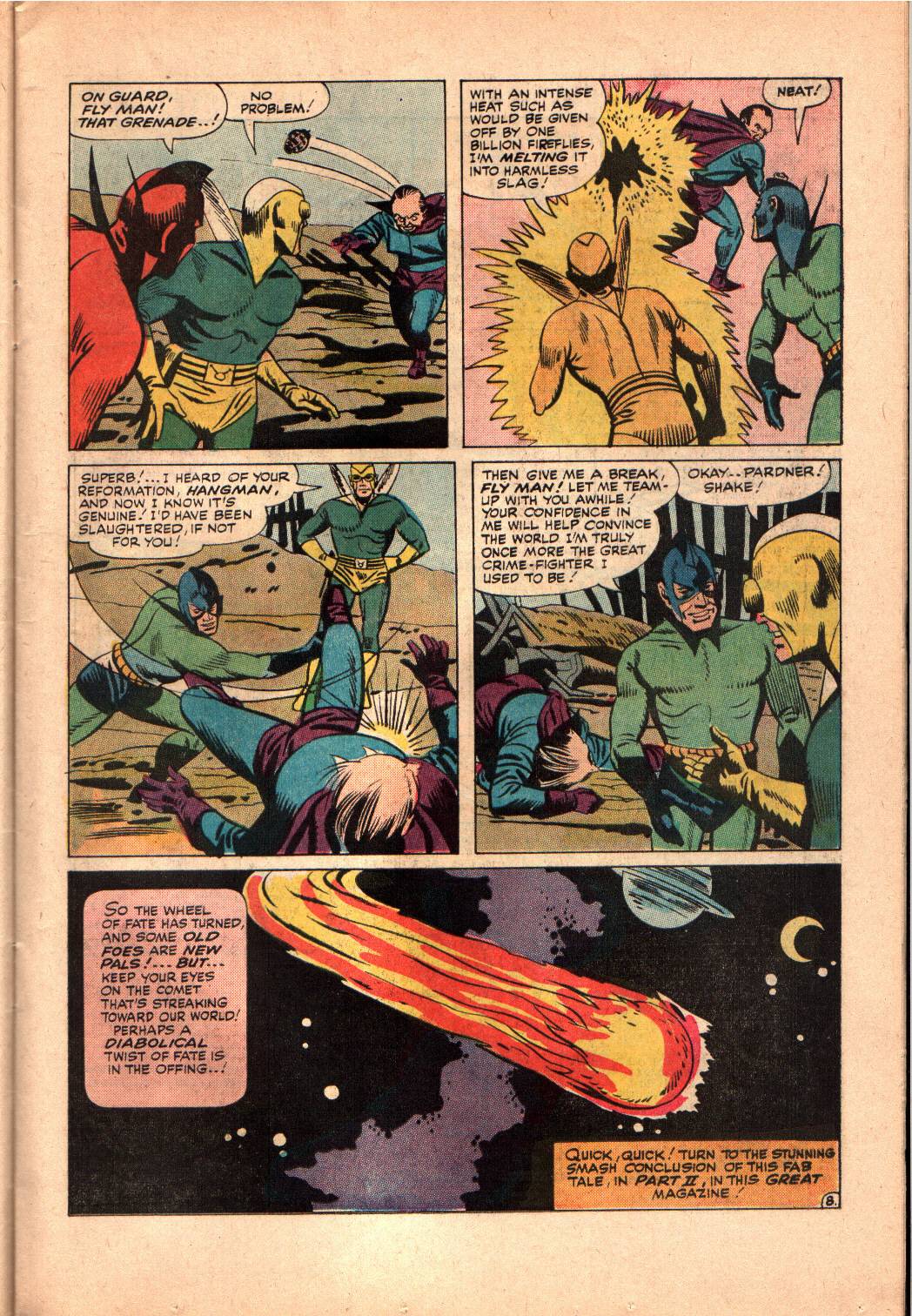 Read online Fly Man comic -  Issue #37 - 9