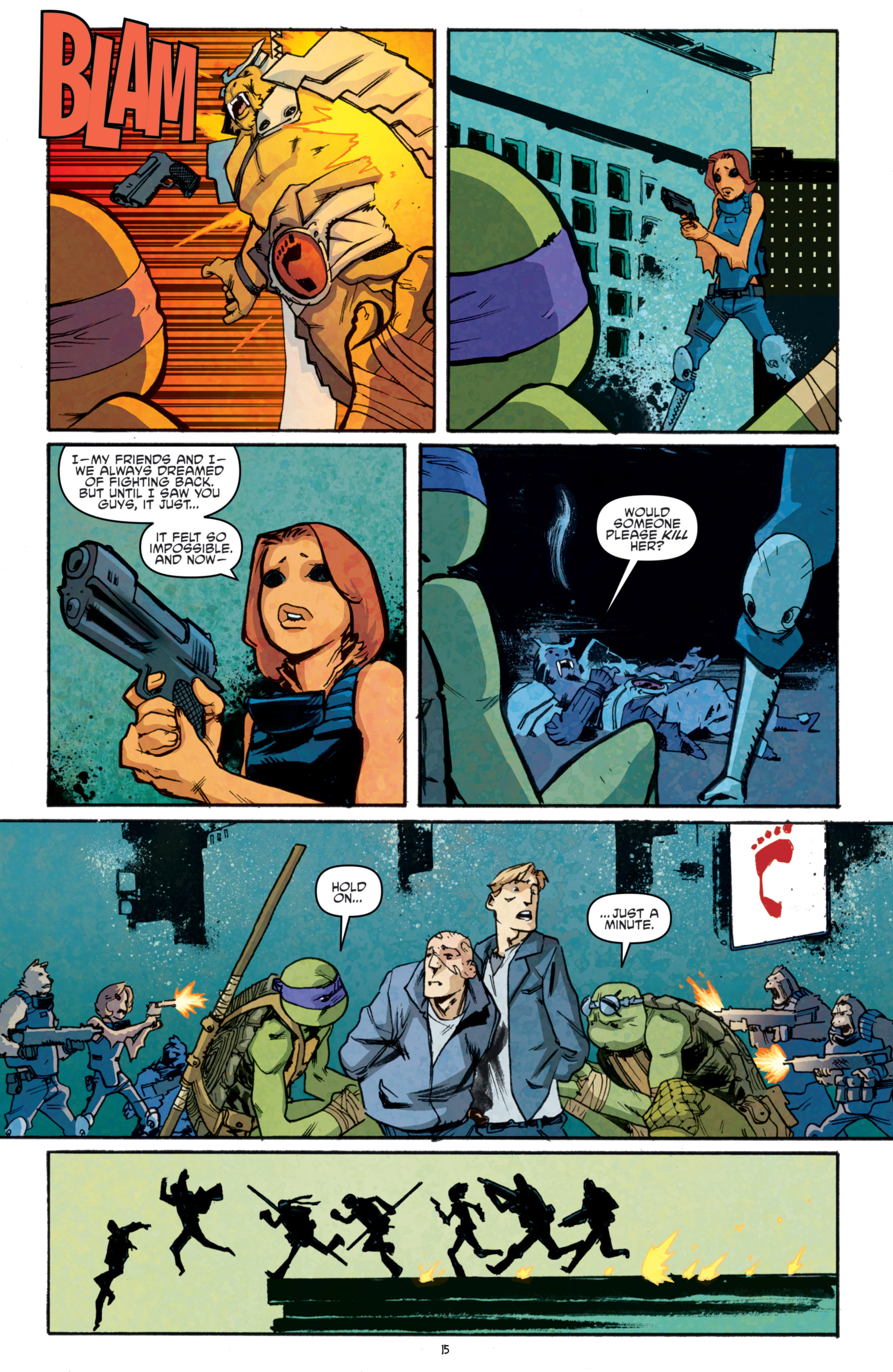 Read online Teenage Mutant Ninja Turtles: Turtles in Time comic -  Issue #4 - 17