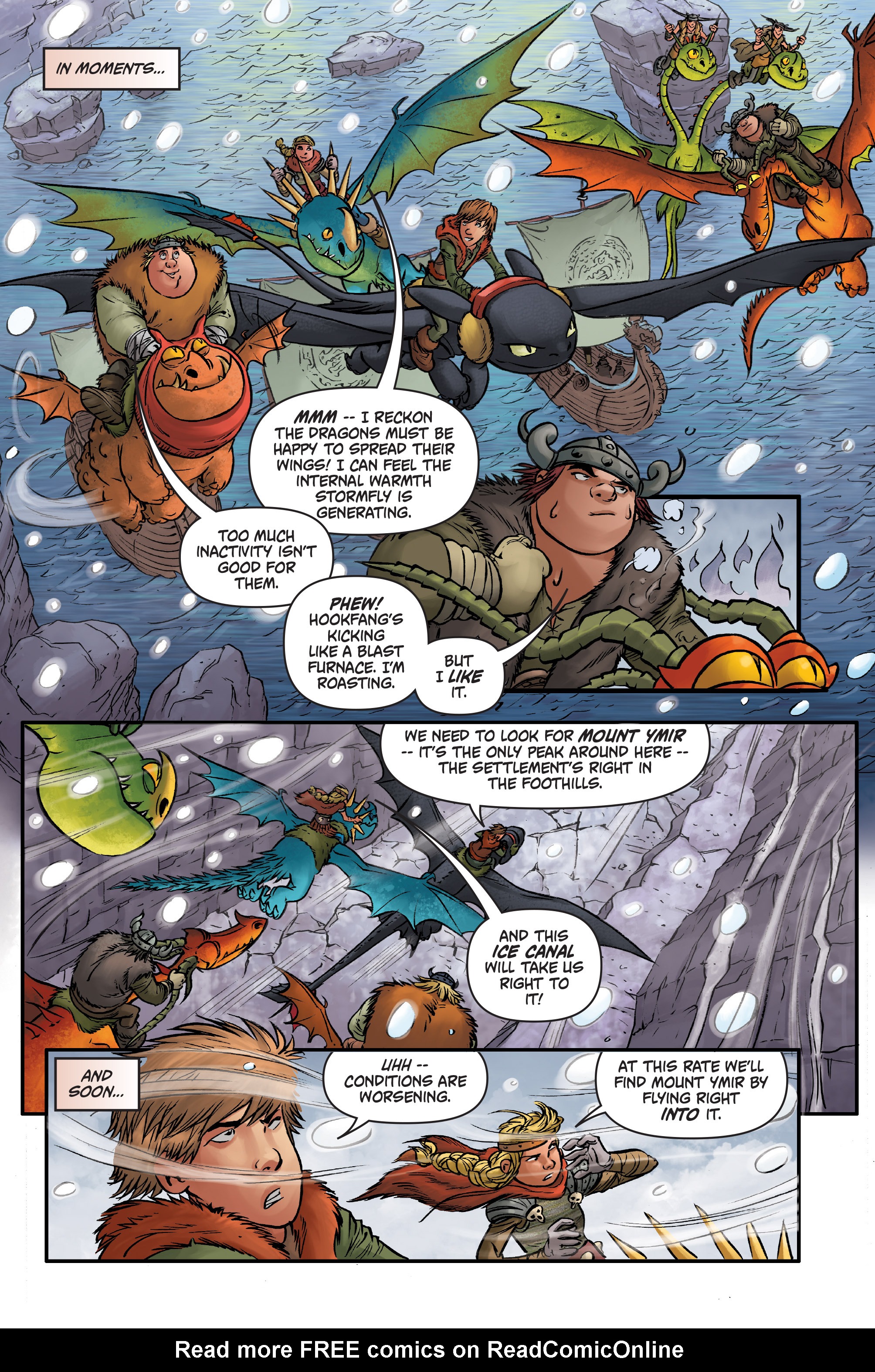Read online DreamWorks Dragons: Defenders of Berk Collection: Fire & Ice comic -  Issue # TPB - 70