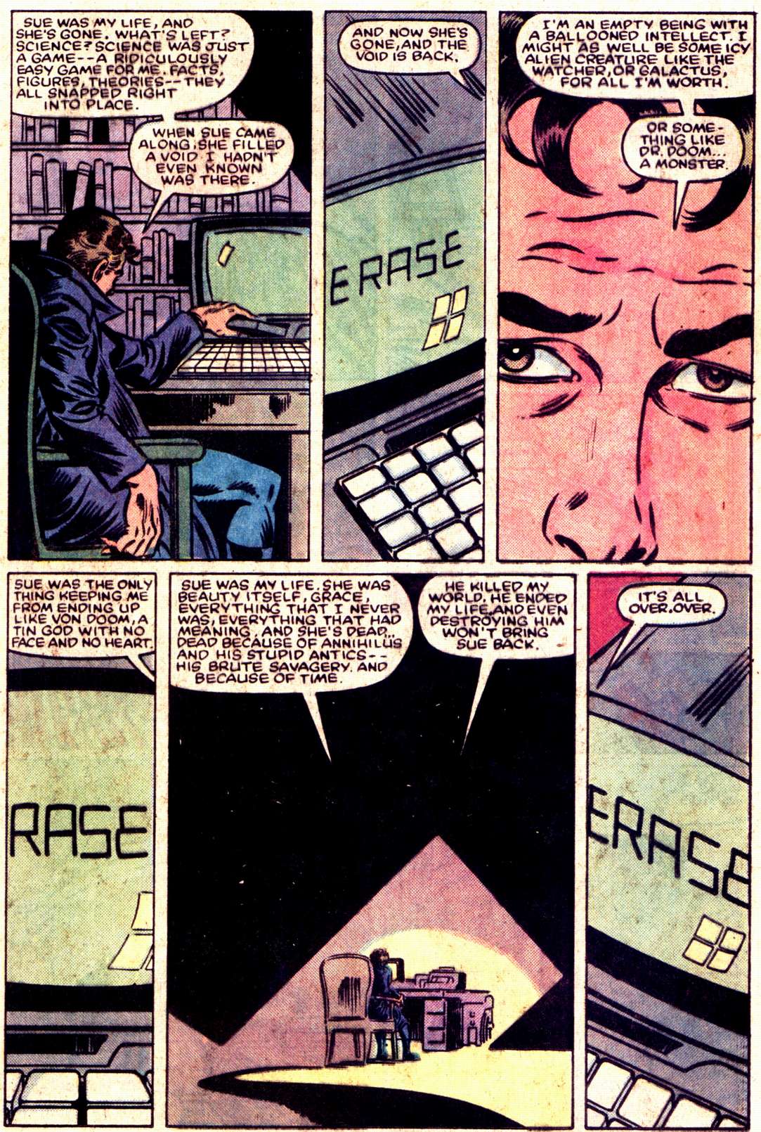 Read online What If? (1977) comic -  Issue #42 - The Invisible Girl had died - 23