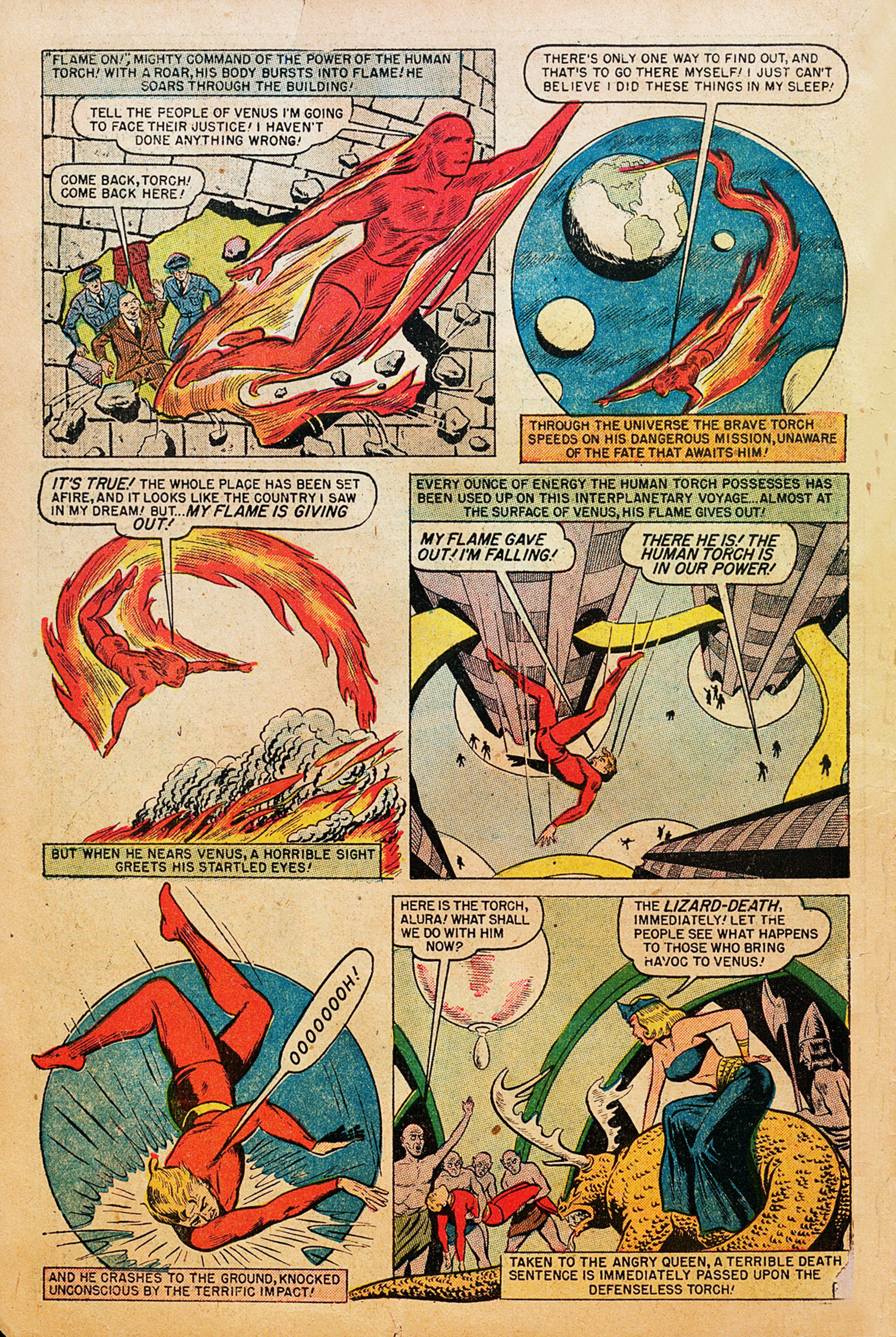 Read online The Human Torch (1940) comic -  Issue #35 - 6