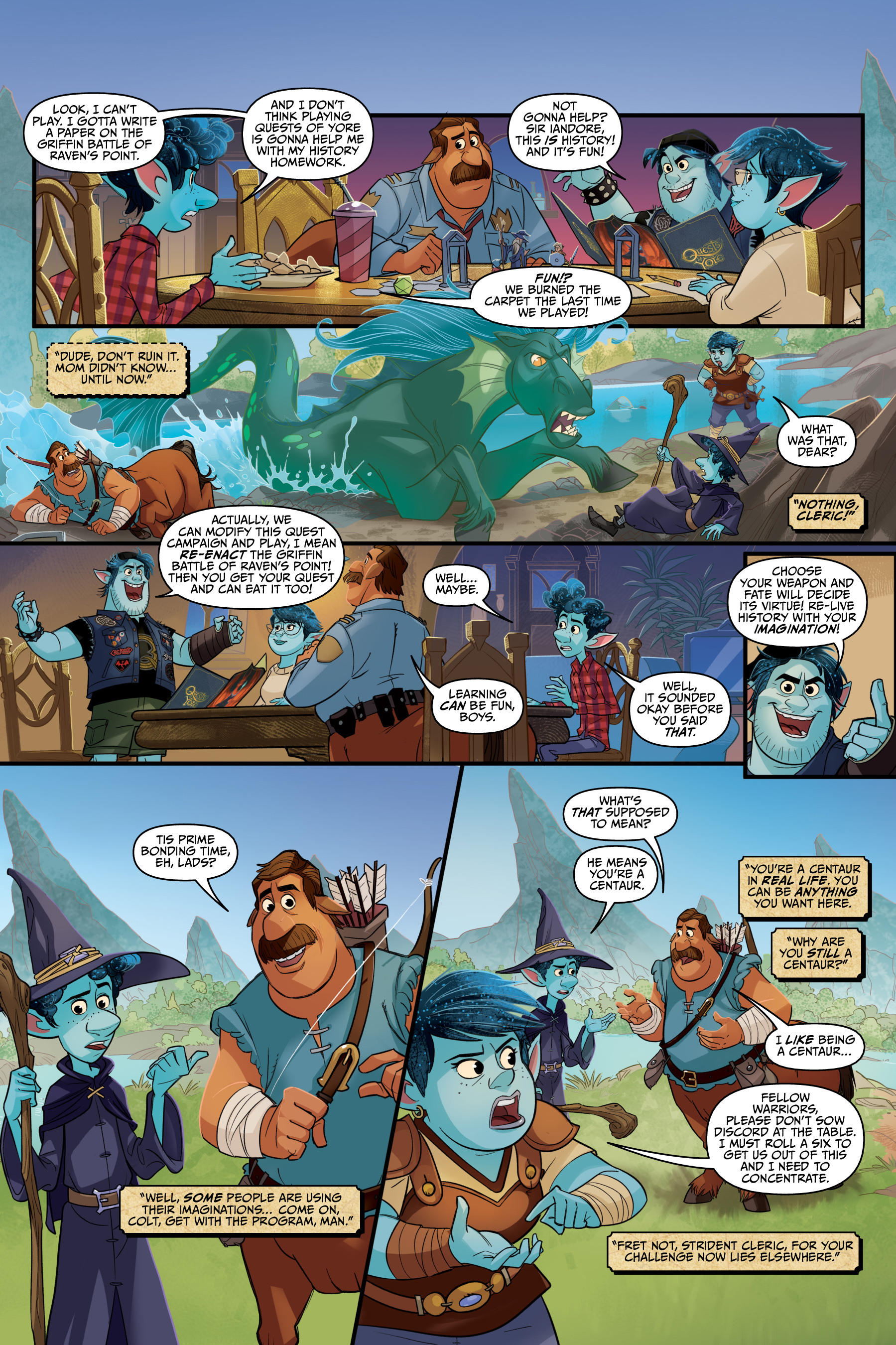 Read online Onward: The Story of the Movie in Comics comic -  Issue # TPB - 67