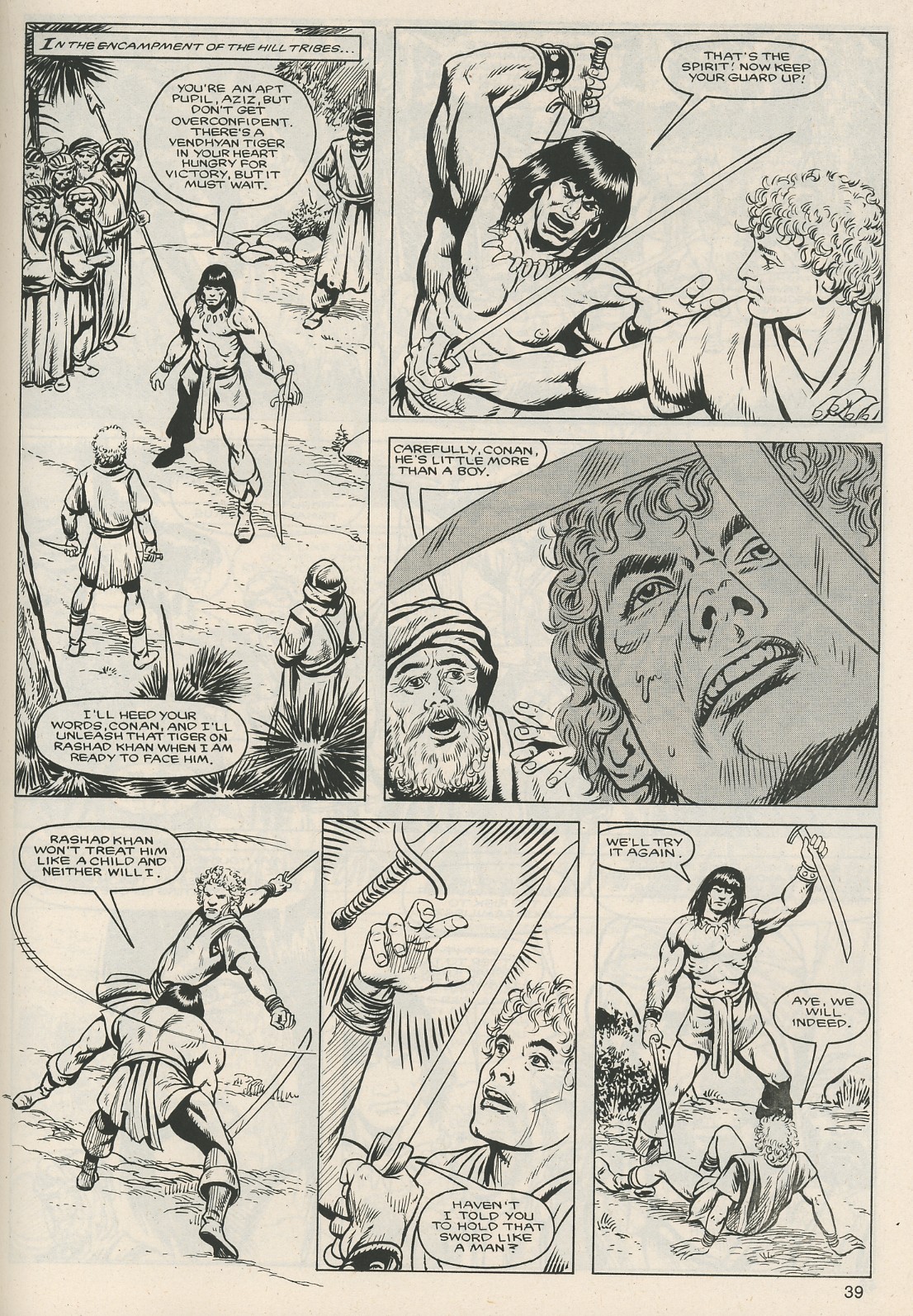 Read online The Savage Sword Of Conan comic -  Issue #124 - 39