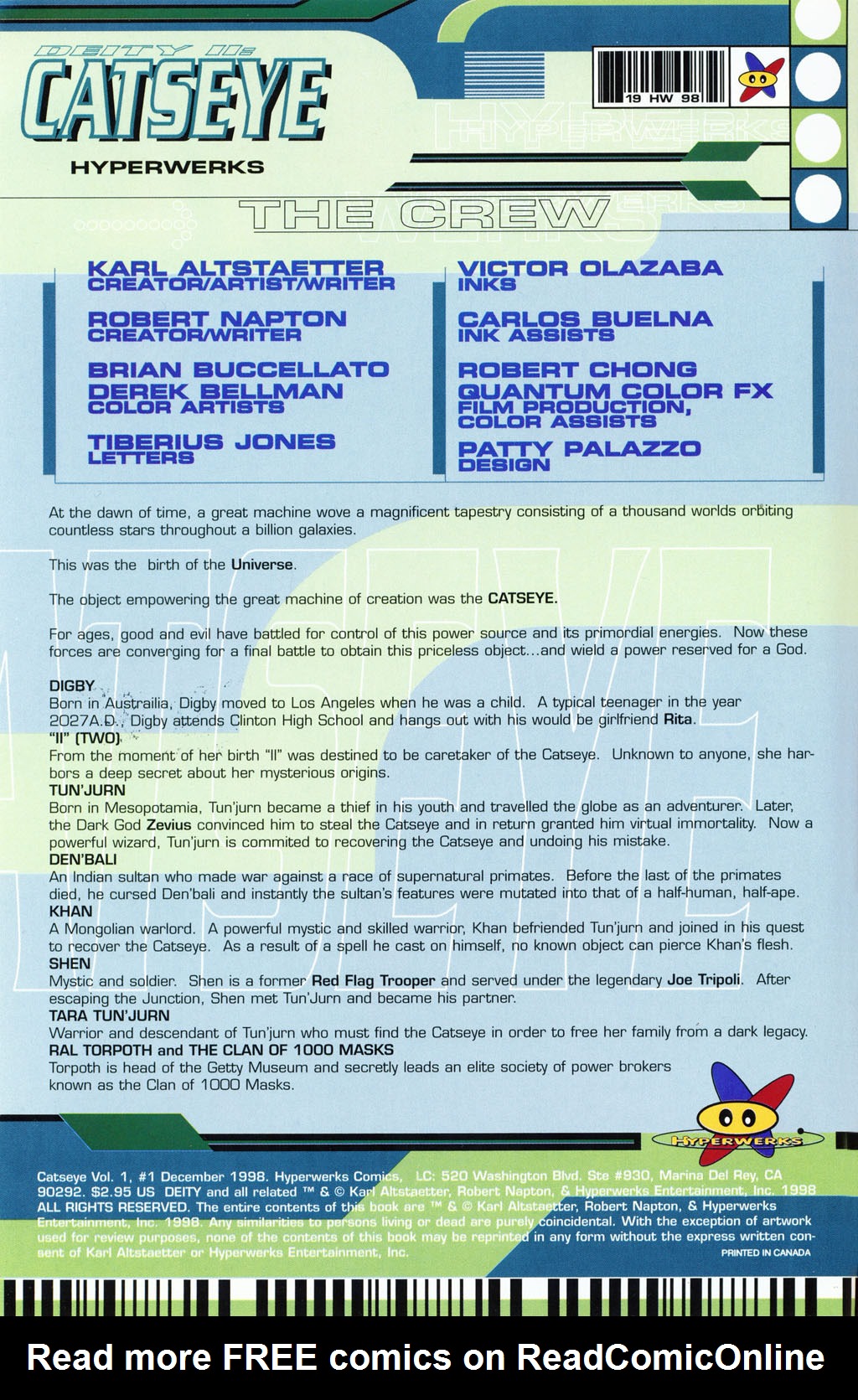 Read online Catseye comic -  Issue #1 - 3