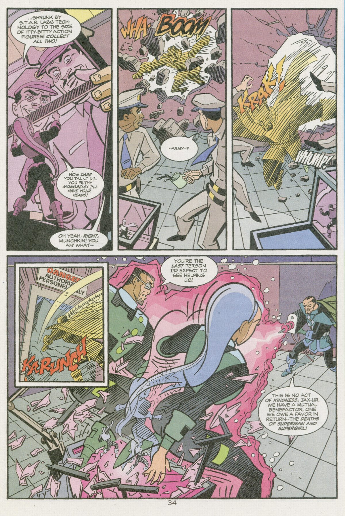 Read online Superman Adventures comic -  Issue #21 - 35