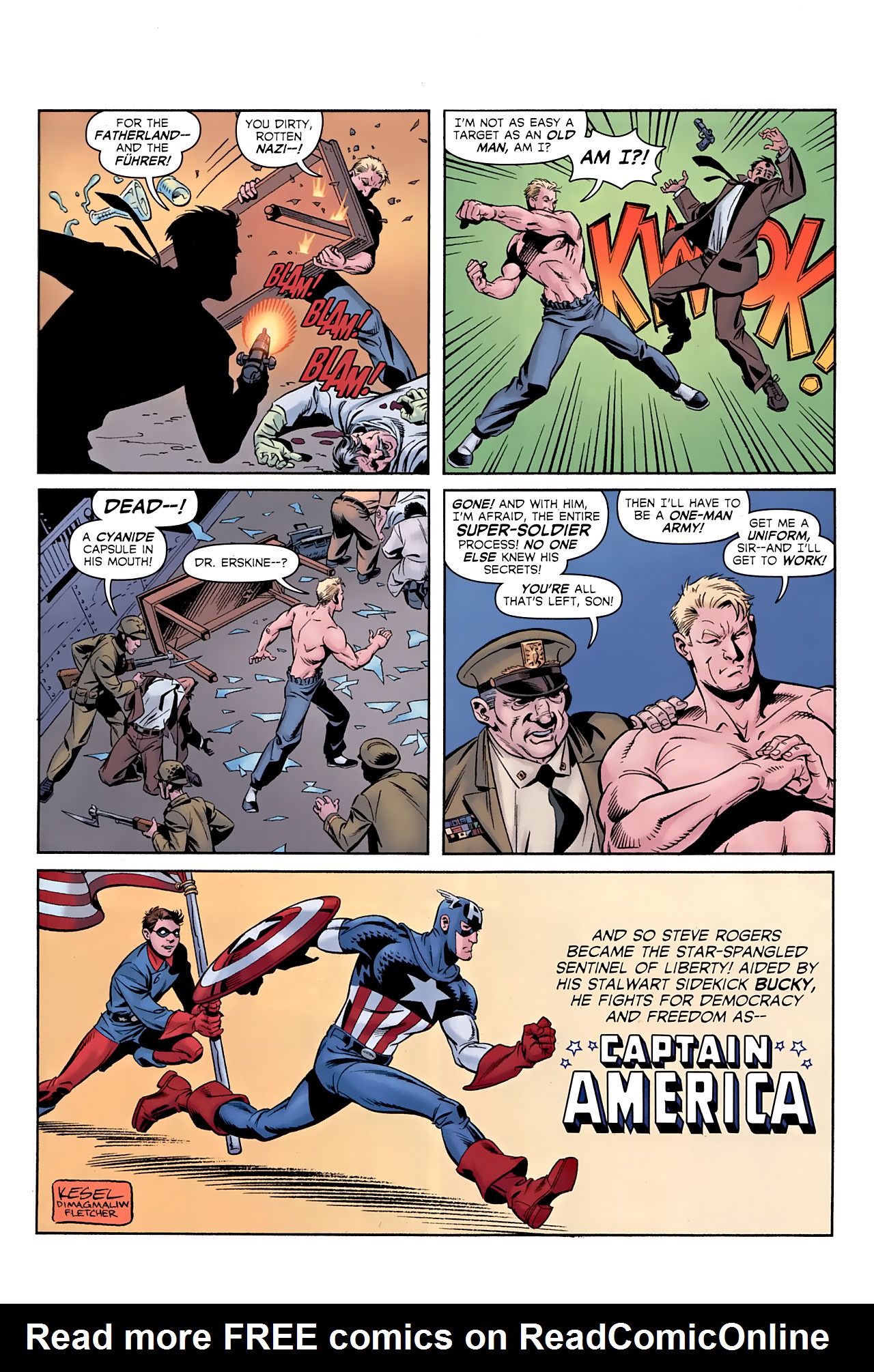 Read online Captain America: The 1940s Newspaper Strip comic -  Issue #1 - 4