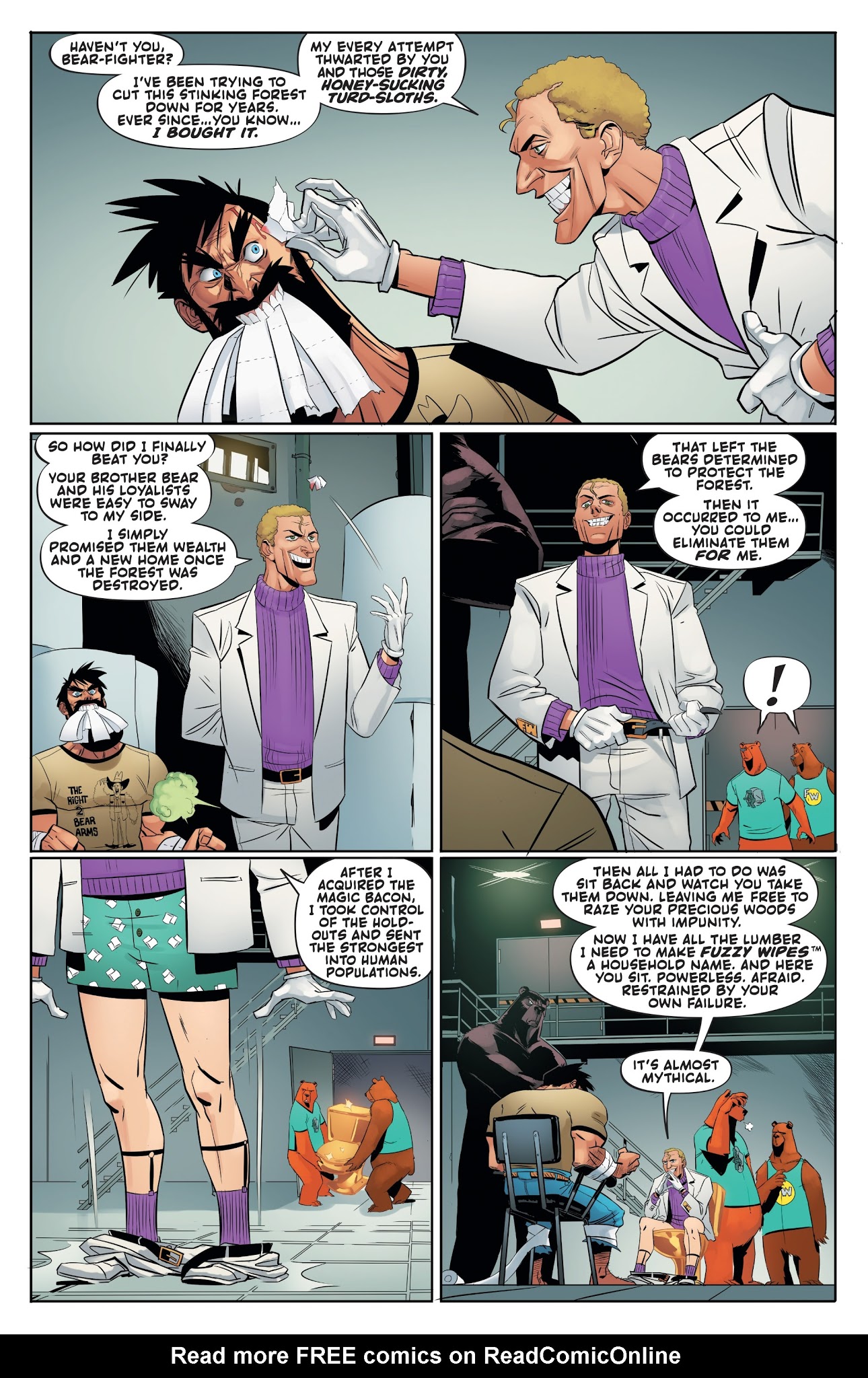 Read online Shirtless Bear-Fighter! comic -  Issue #3 - 9