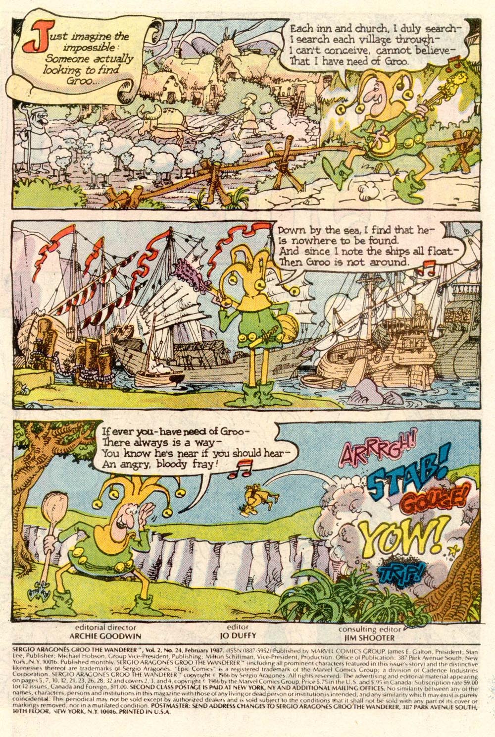 Read online Sergio Aragonés Groo the Wanderer comic -  Issue #24 - 2
