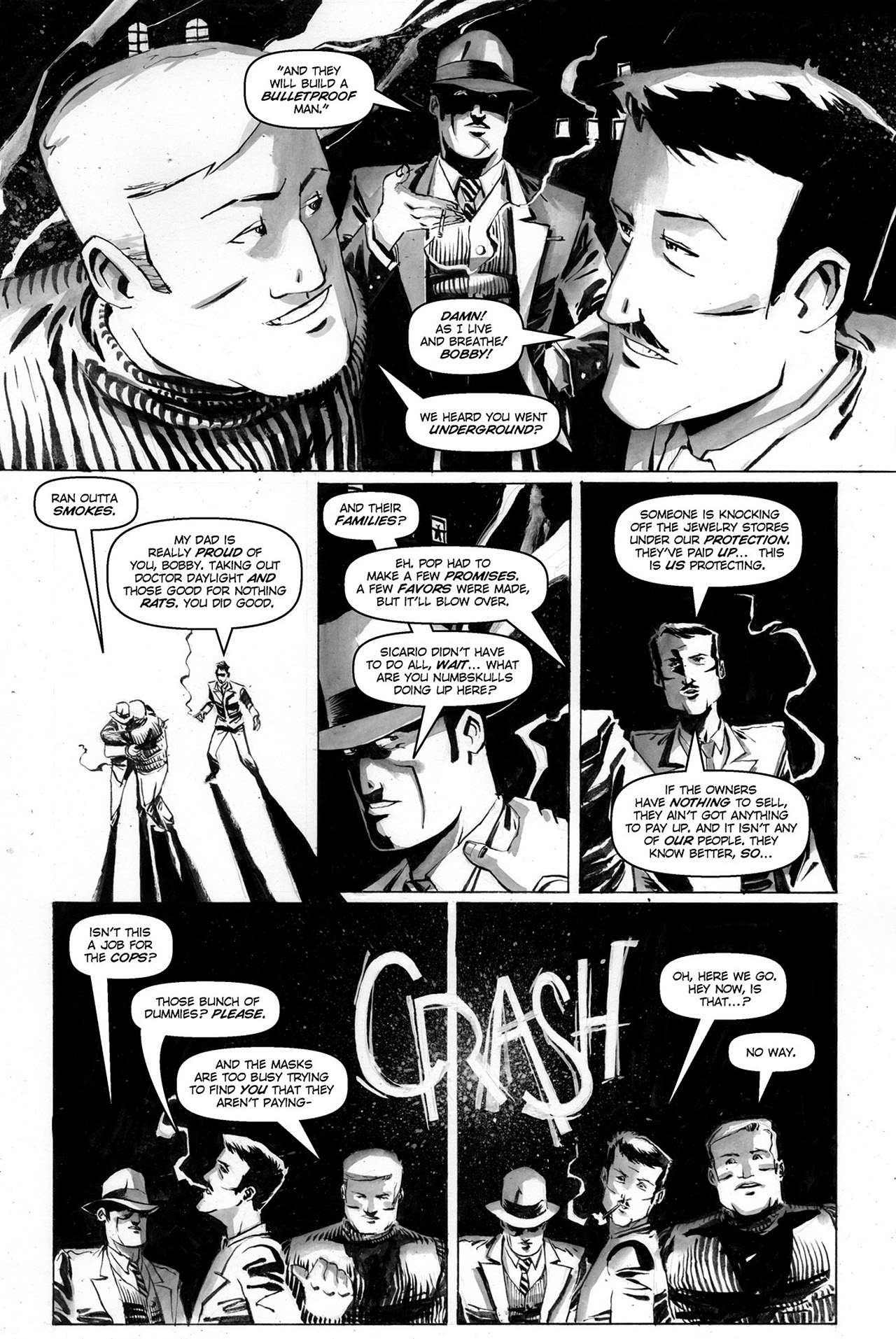 Read online Masks & Mobsters comic -  Issue #2 - 5
