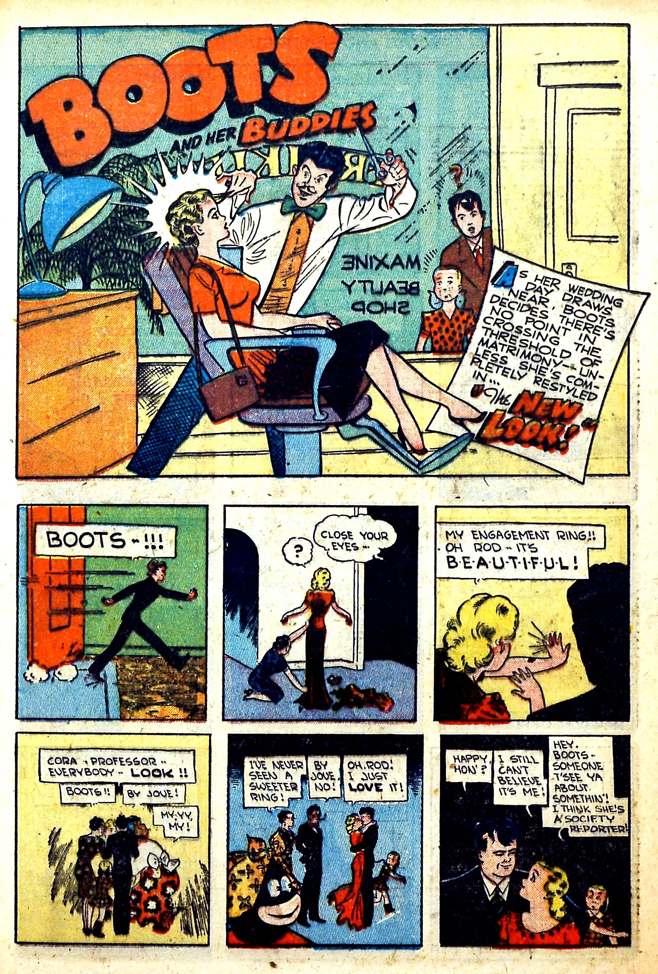 Read online Boots and Her Buddies (1948) comic -  Issue #8 - 21
