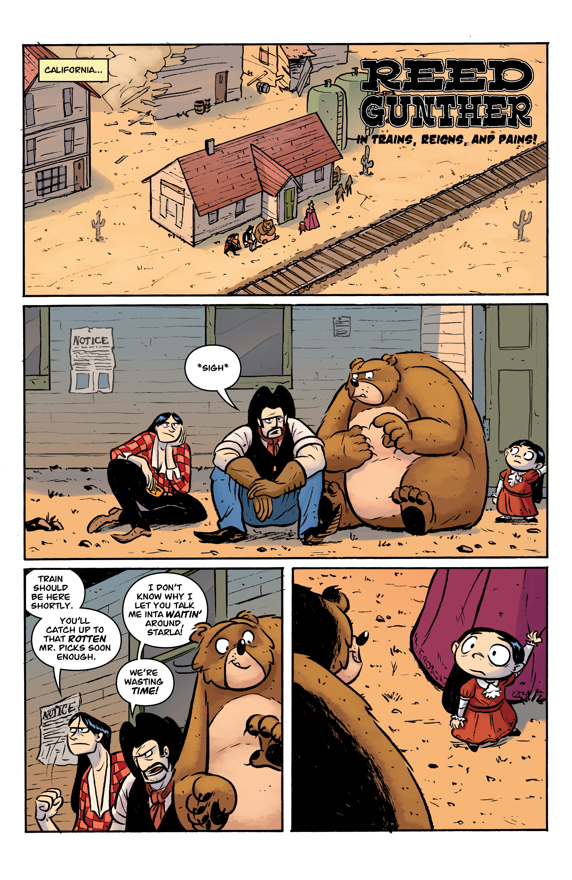 Read online Reed Gunther comic -  Issue #3 - 4