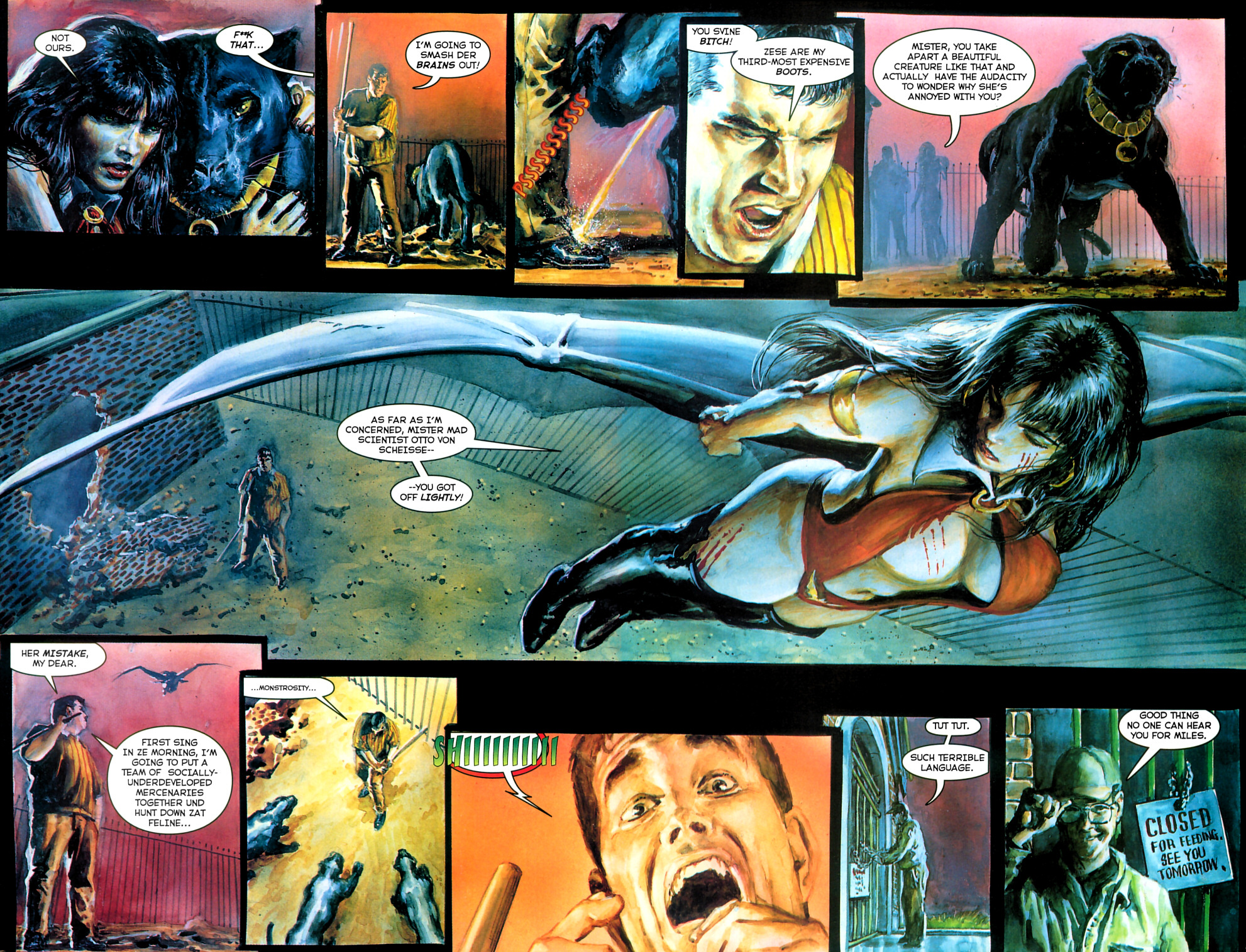 Read online Vampirella vs Pantha comic -  Issue # Full - 21