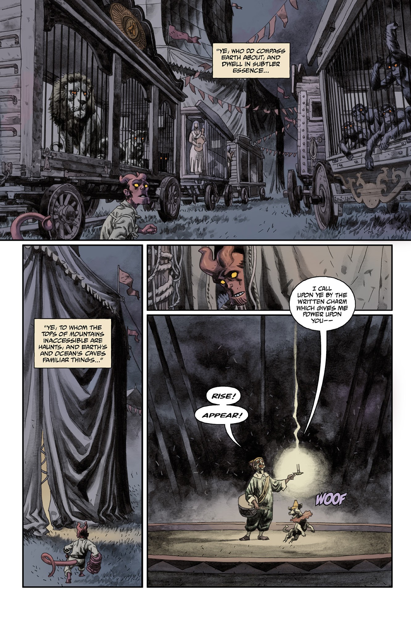 Read online Hellboy: The Midnight Circus comic -  Issue # TPB - 19