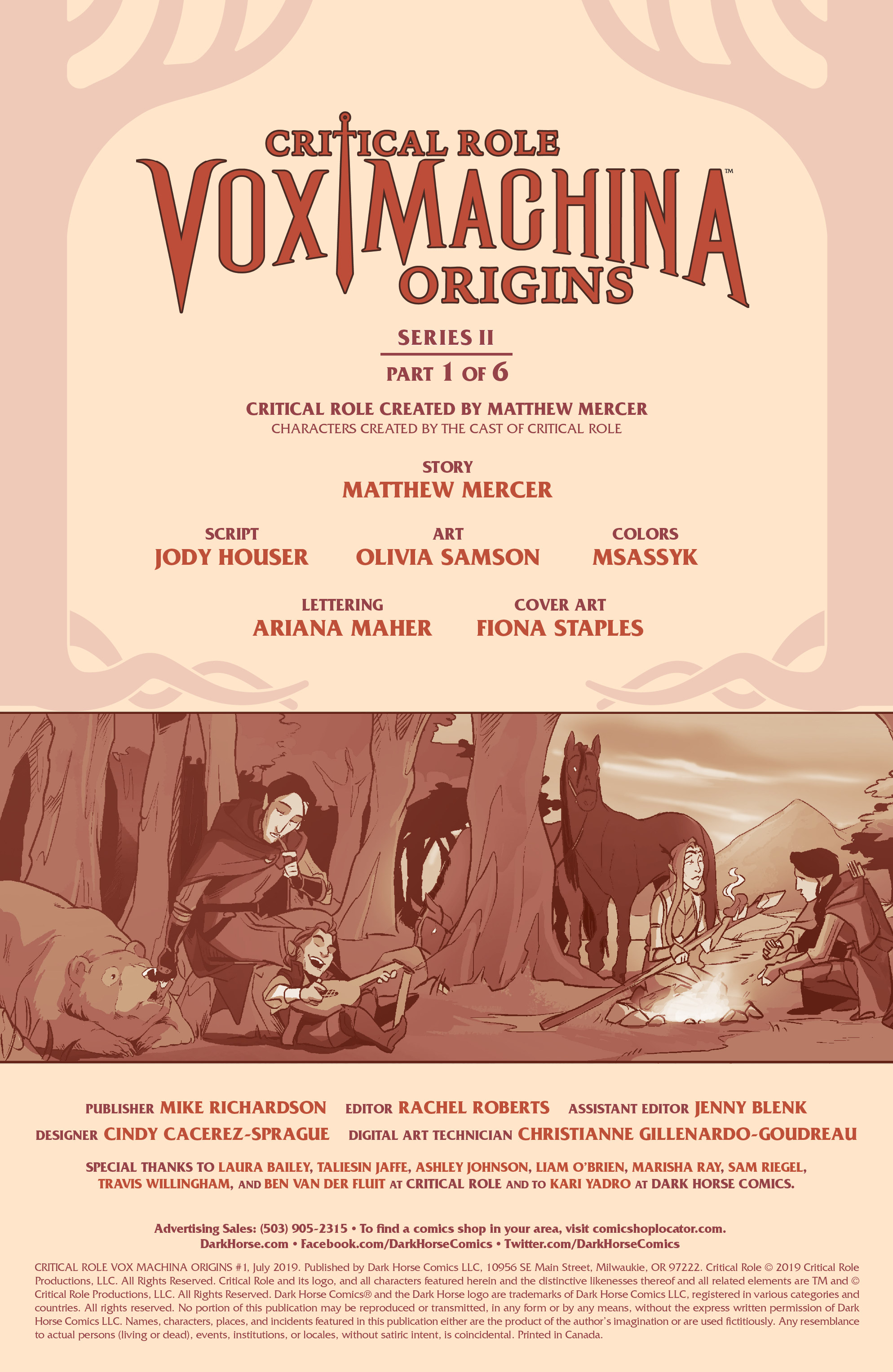 Read online Critical Role Vox Machina Origins comic -  Issue #1 - 2