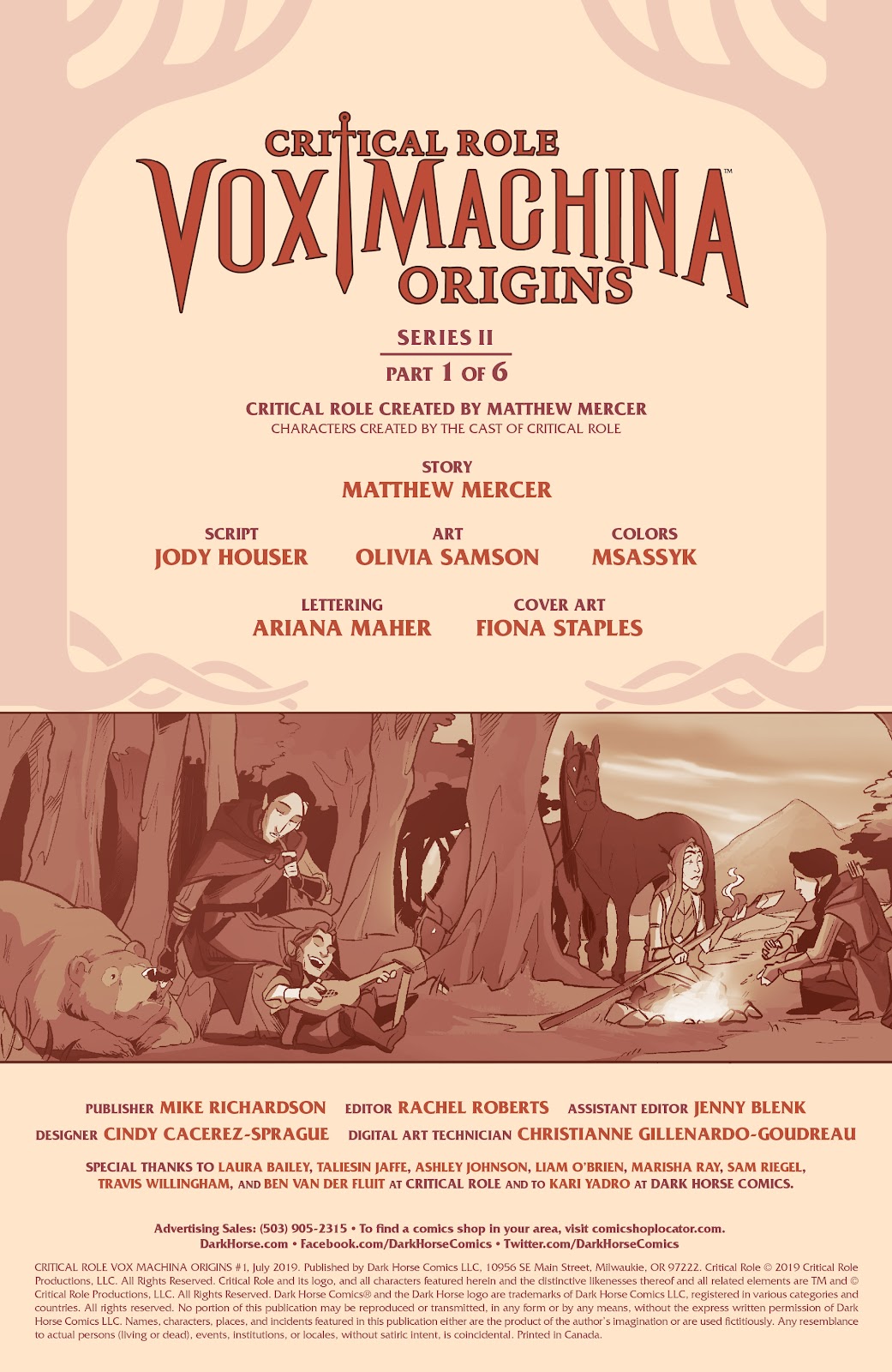 Critical Role Vox Machina Origins (2019) issue 1 - Page 2