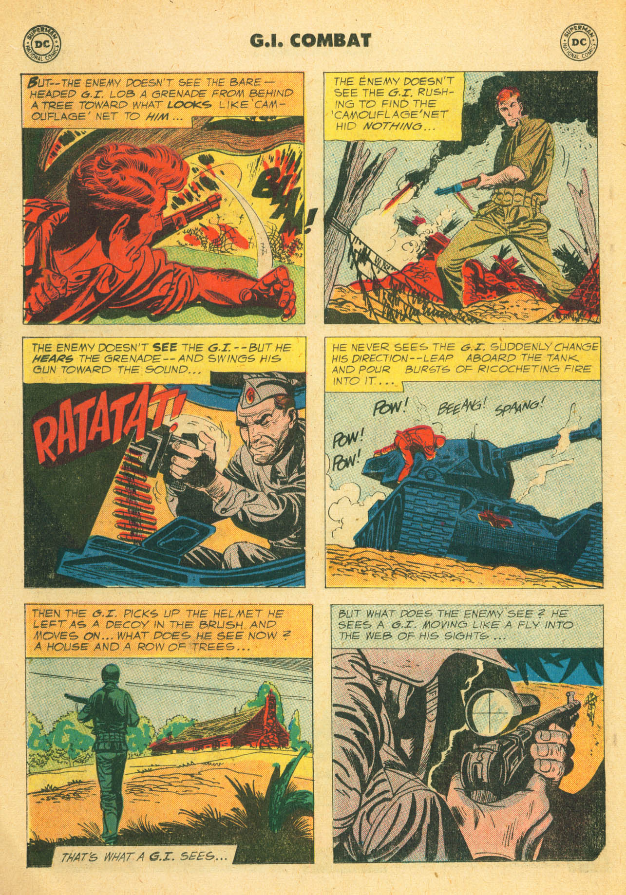 Read online G.I. Combat (1952) comic -  Issue #70 - 14