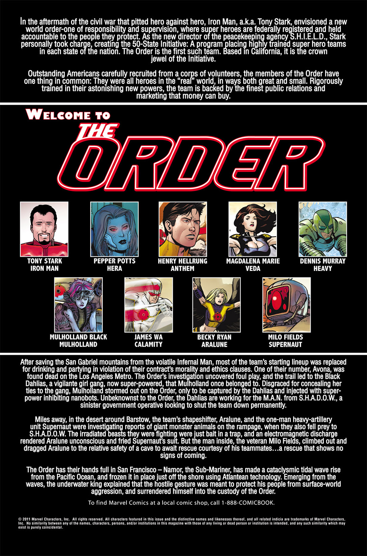 Read online The Order (2007) comic -  Issue #7 - 2