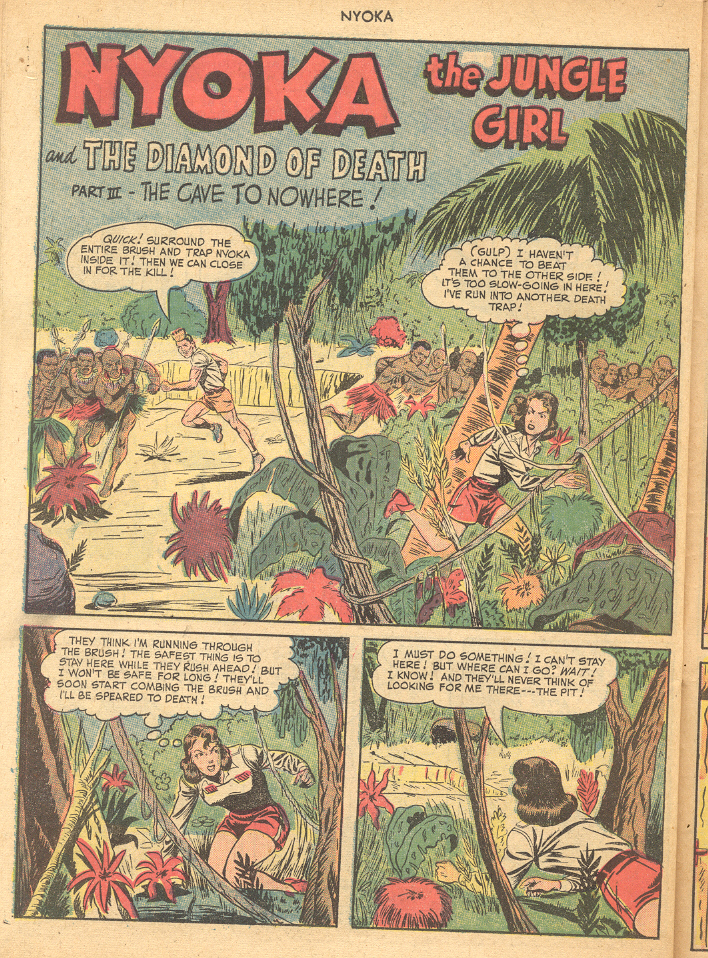 Read online Nyoka the Jungle Girl (1945) comic -  Issue #39 - 42