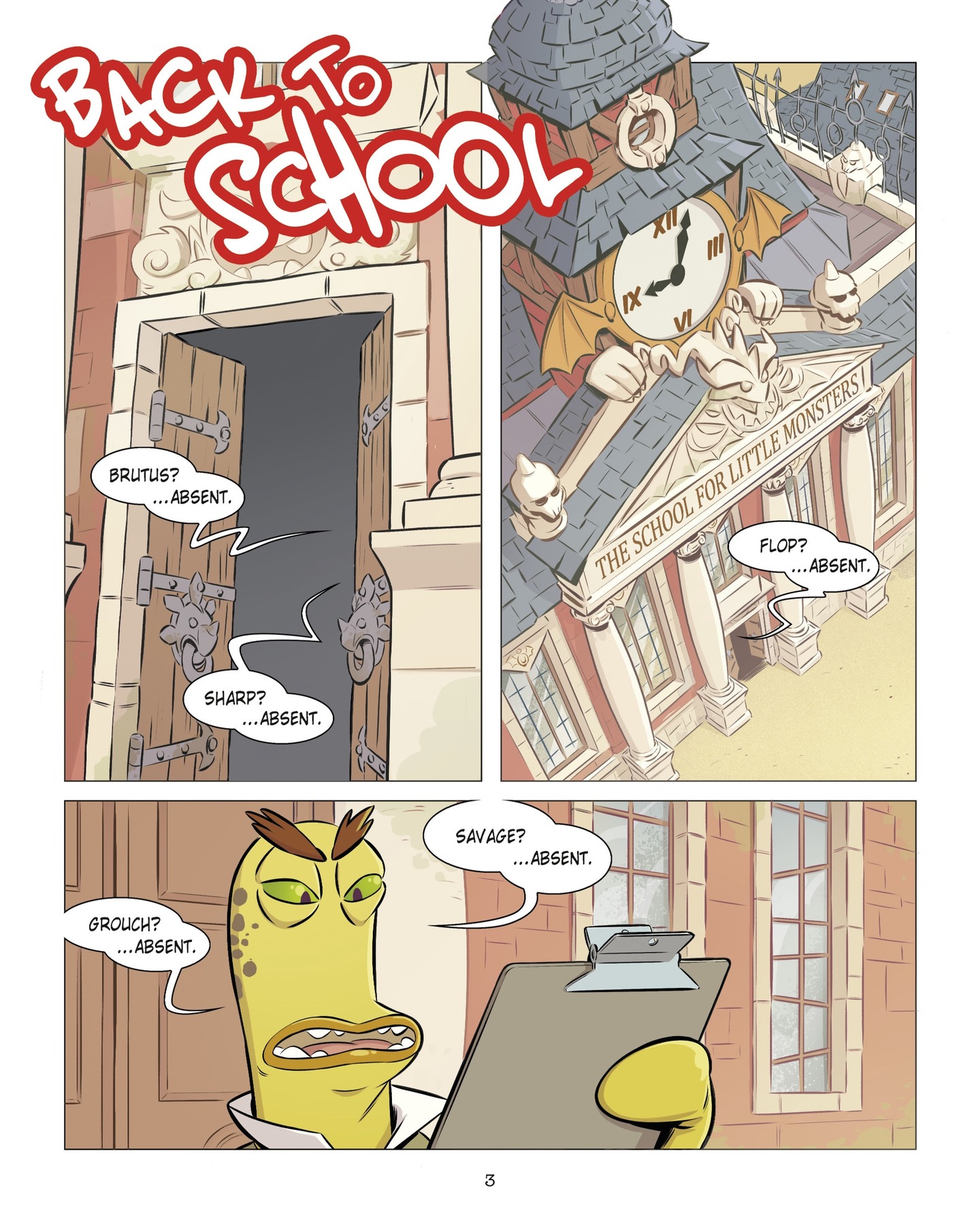 Read online The School for Little Monsters: It's Tough Being Flop comic -  Issue # TPB - 3