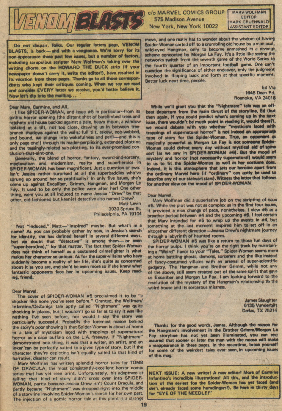 Read online Spider-Woman (1978) comic -  Issue #8 - 12