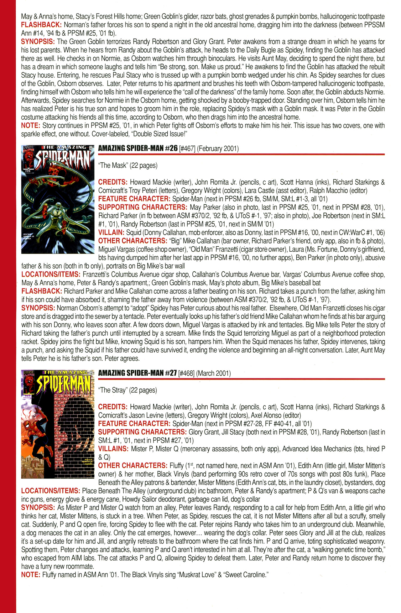 Read online Official Index to the Marvel Universe comic -  Issue #11 - 20