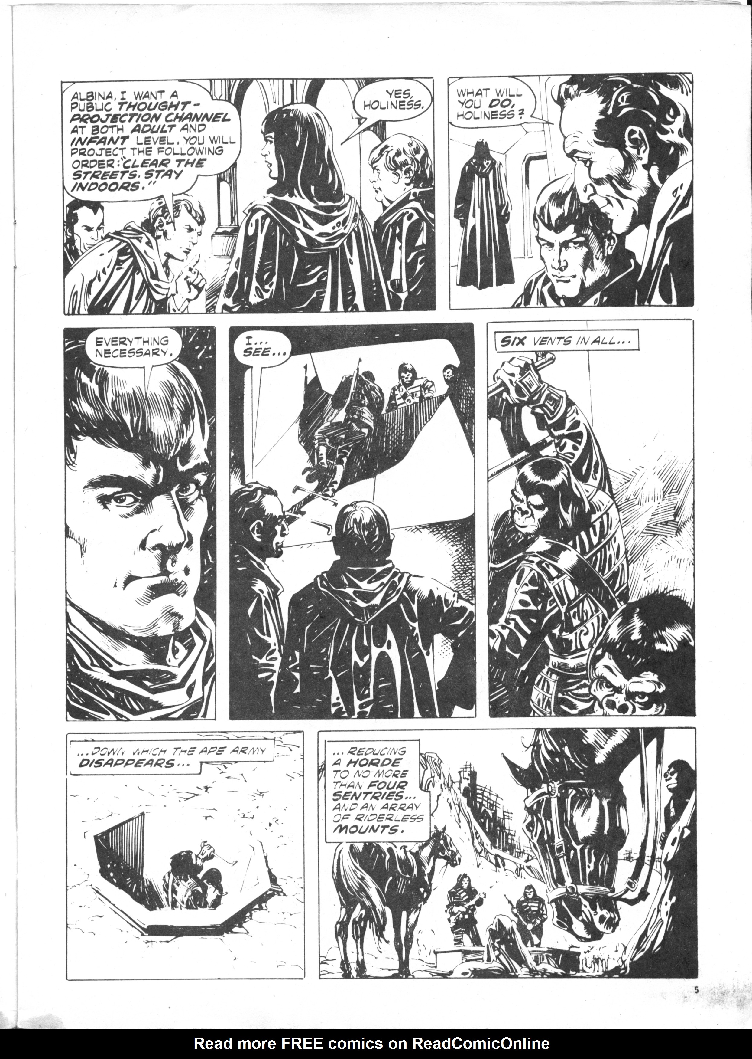 Read online Planet of the Apes (1974) comic -  Issue #45 - 5