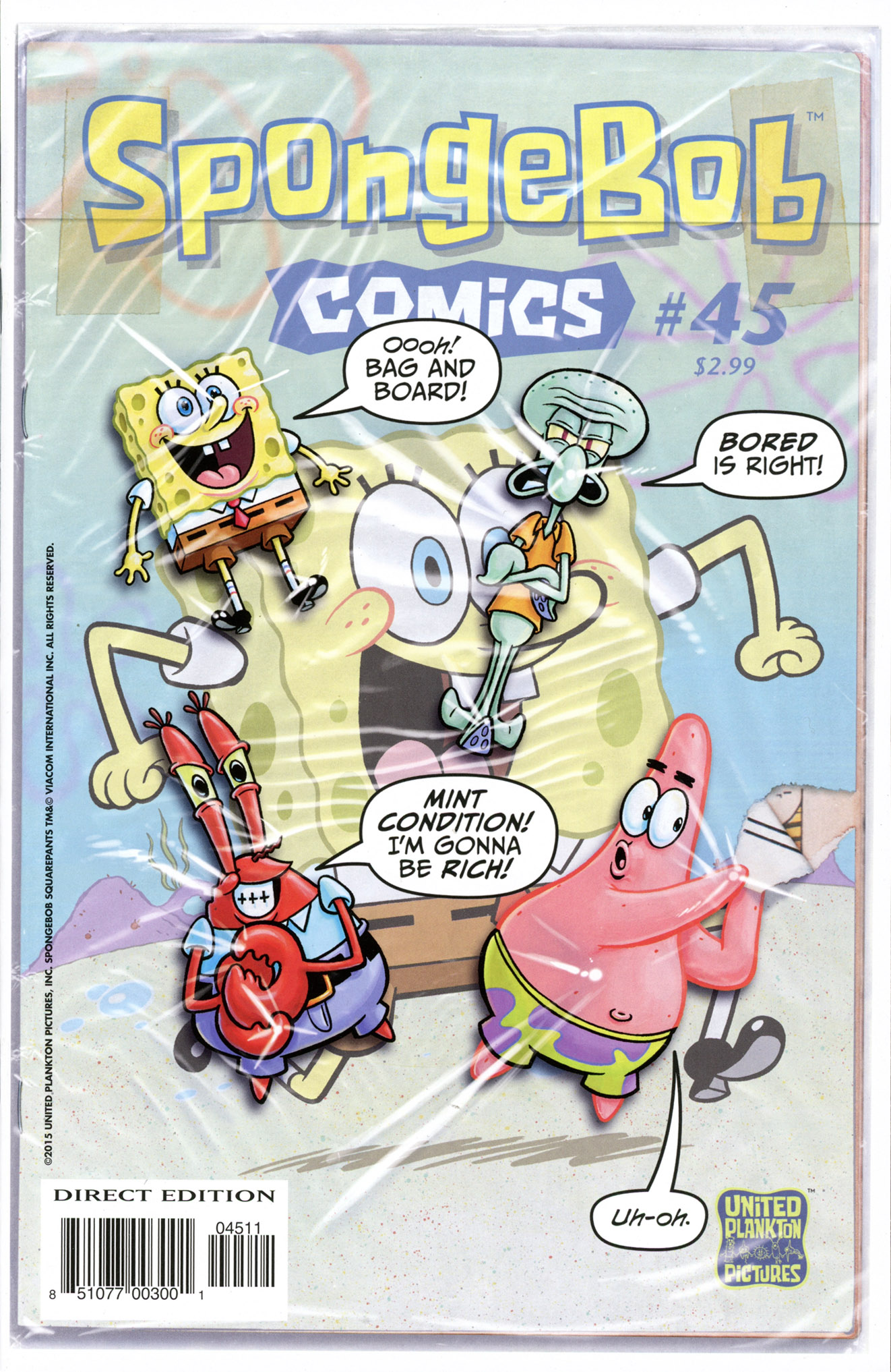 Read online SpongeBob Comics comic -  Issue #45 - 1