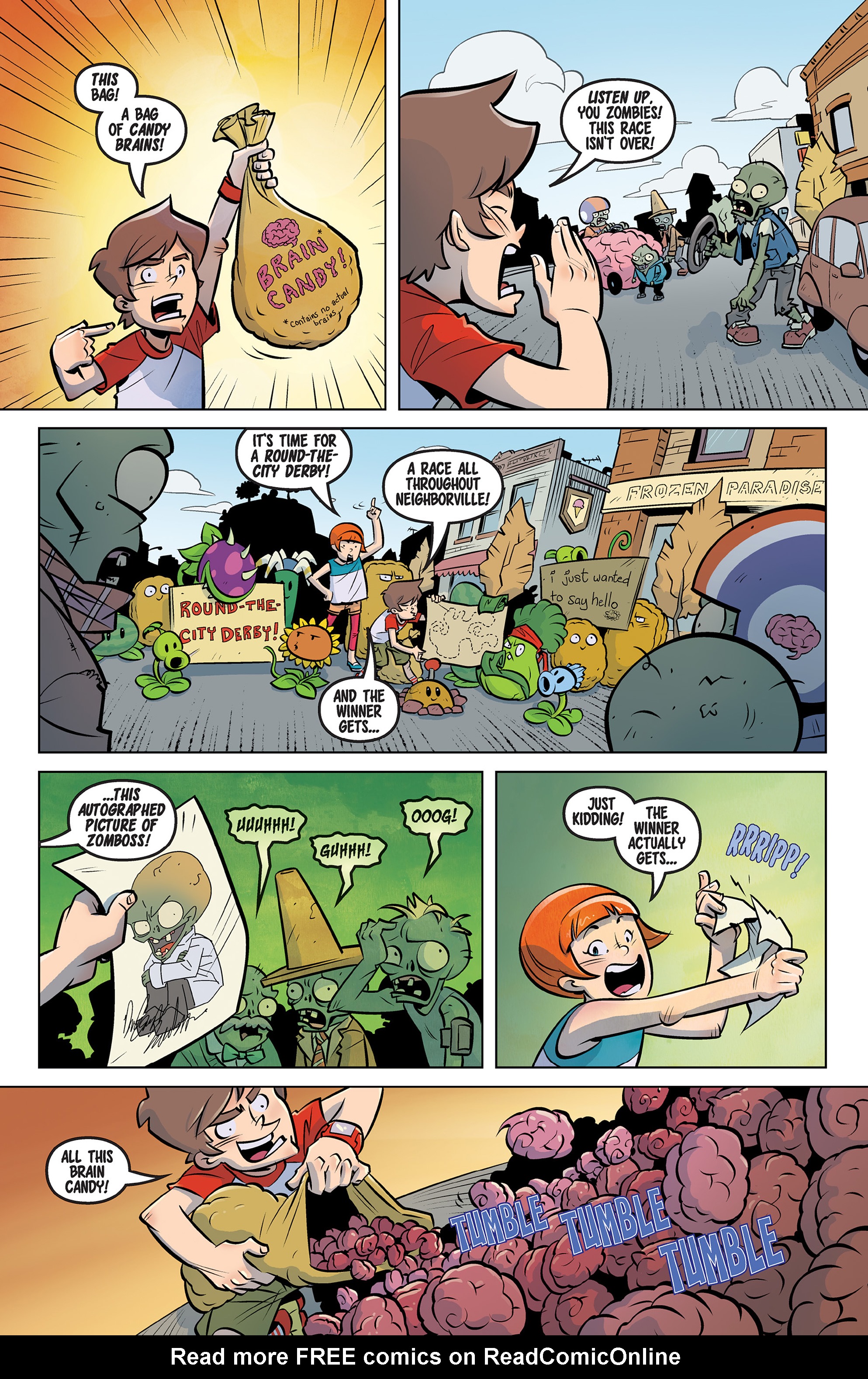 Read online Plants vs. Zombies: Petal to the Metal comic -  Issue #9 - 6