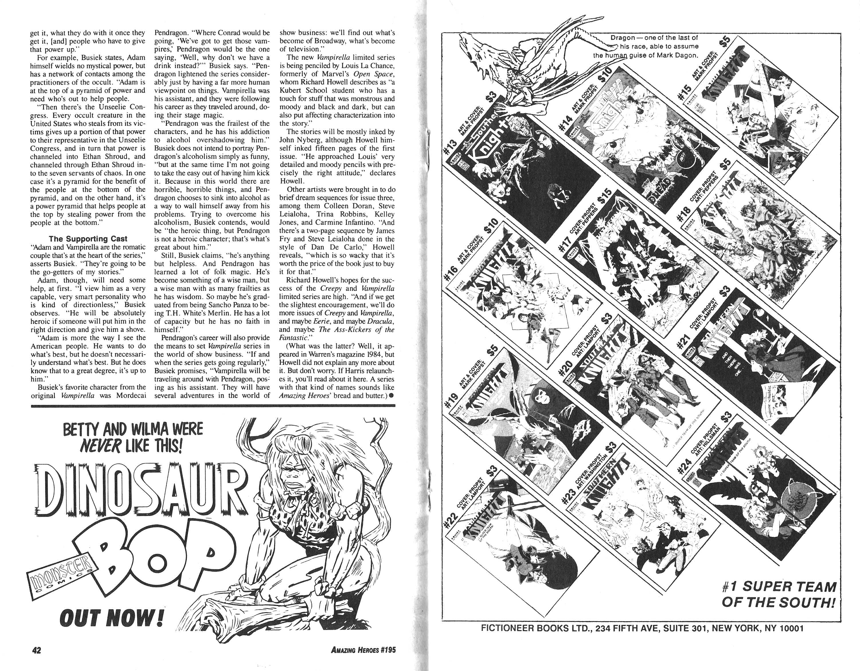 Read online Amazing Heroes comic -  Issue #195 - 22