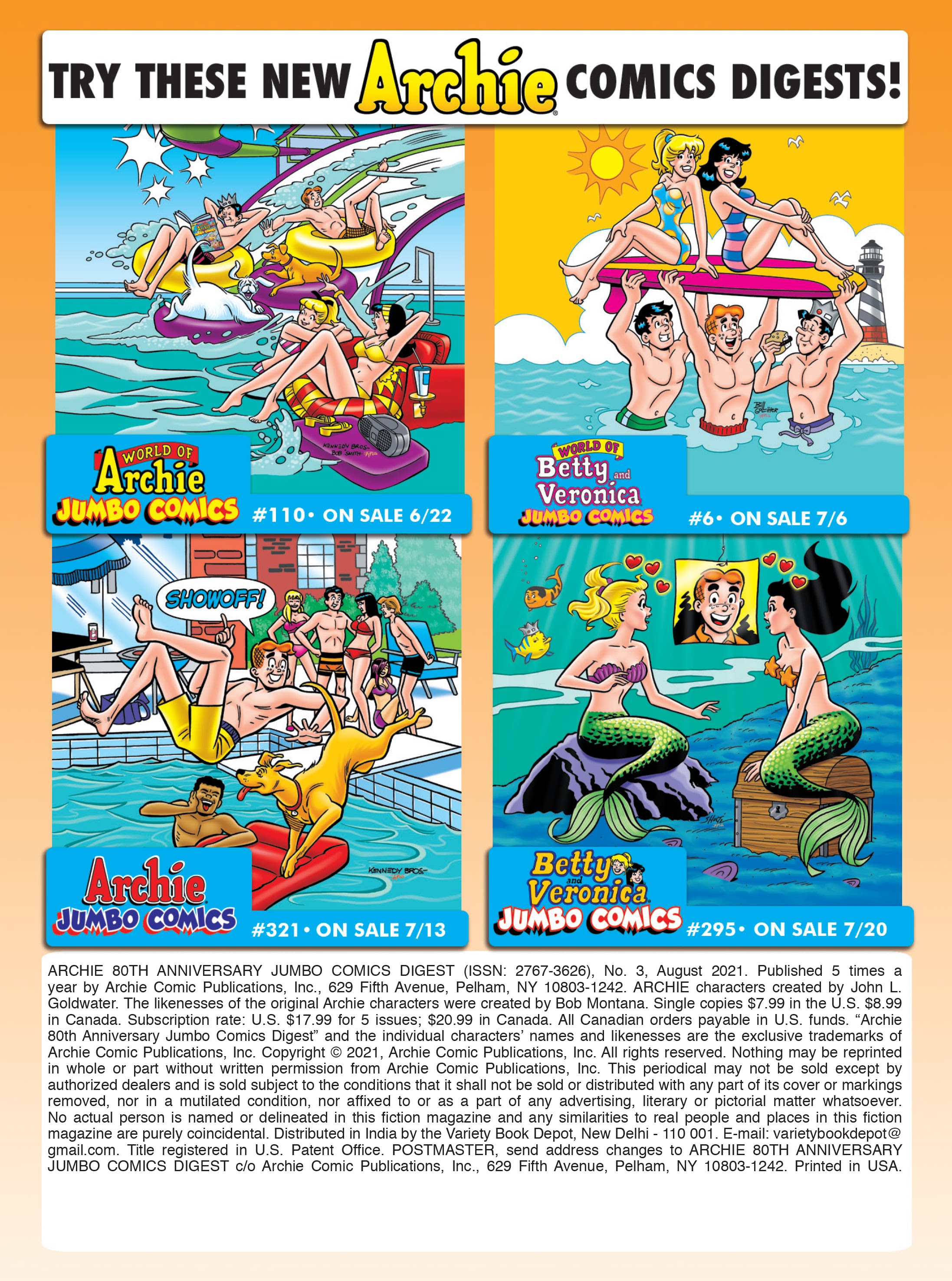 Read online Archie 80th Anniversary Digest comic -  Issue #3 - 183