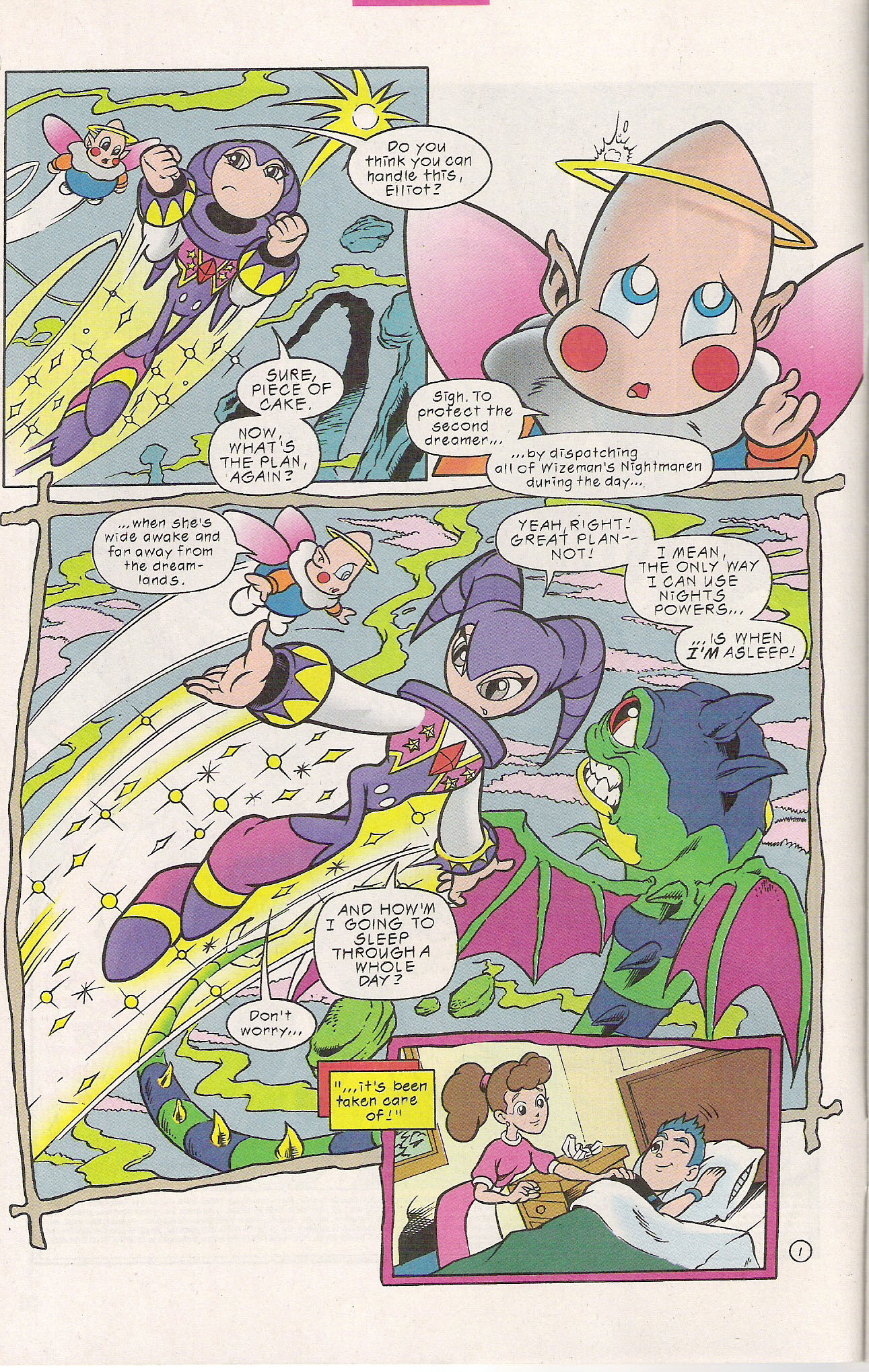 Read online NiGHTS into Dreams... comic -  Issue #2 - 3