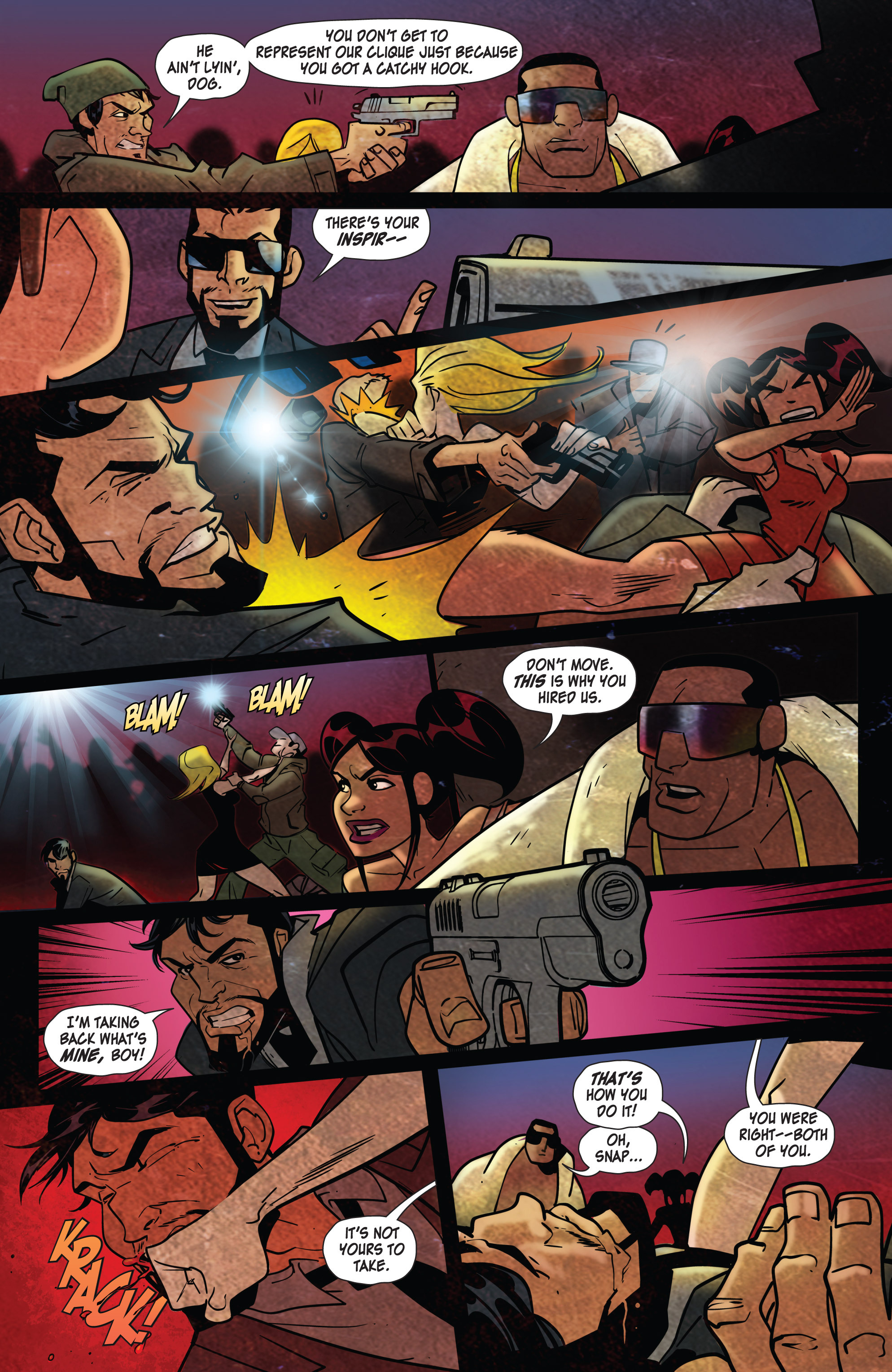 Read online Freelancers comic -  Issue #4 - 22