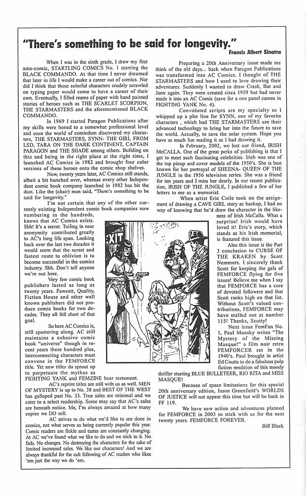 Read online Femforce comic -  Issue #118 - 4