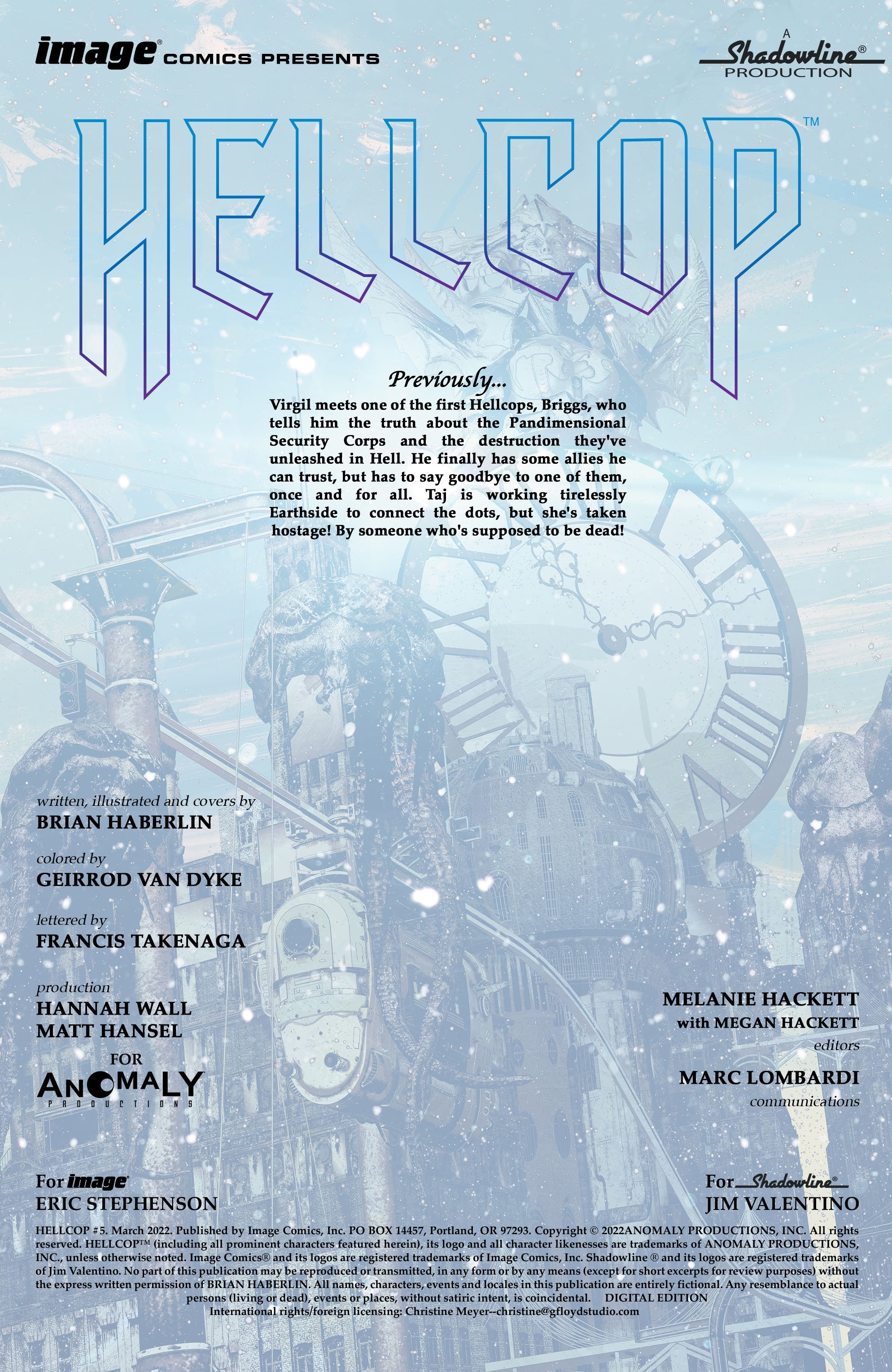 Read online Hellcop (2021) comic -  Issue #5 - 2