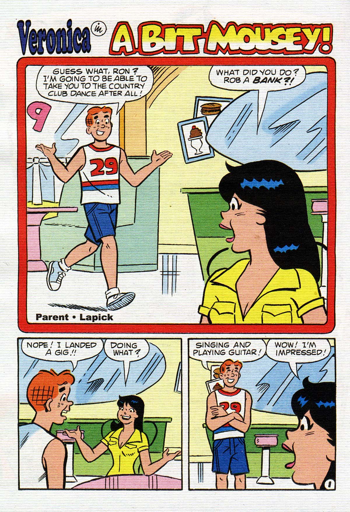 Read online Betty and Veronica Digest Magazine comic -  Issue #124 - 187