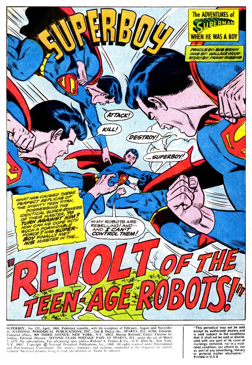 Read online Superboy (1949) comic -  Issue #155 - 2