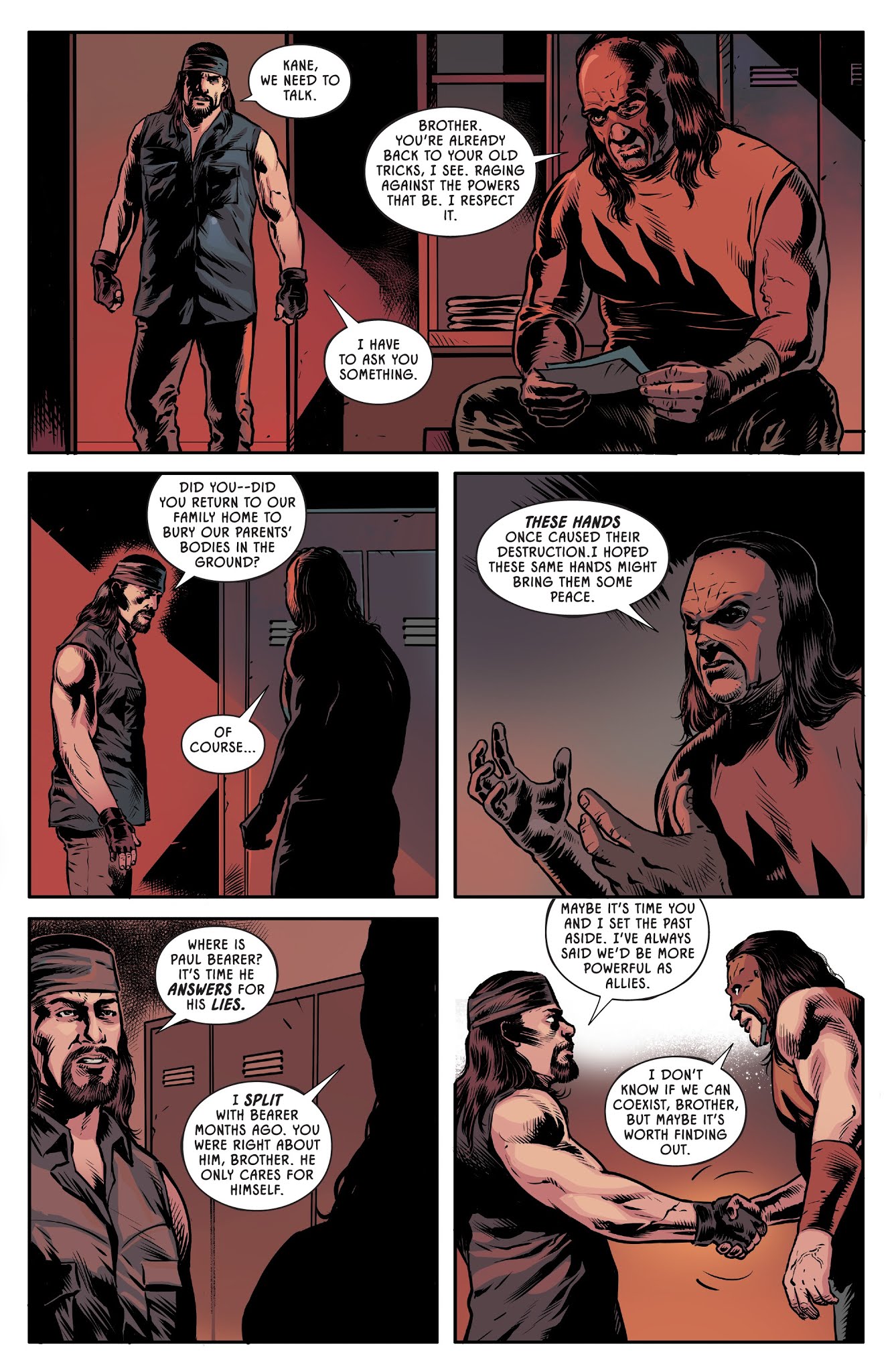 Read online WWE: Undertaker comic -  Issue # TPB - 64